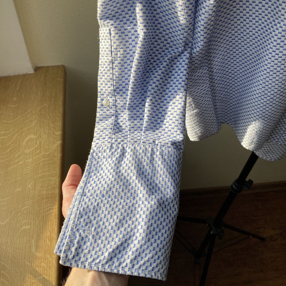 Yves Saint Laurent Yves Saint Laurent Shirts Double Sleeve Button Heavy Cotton Size US XL / EU 56 / 4 - 5 Thumbnail