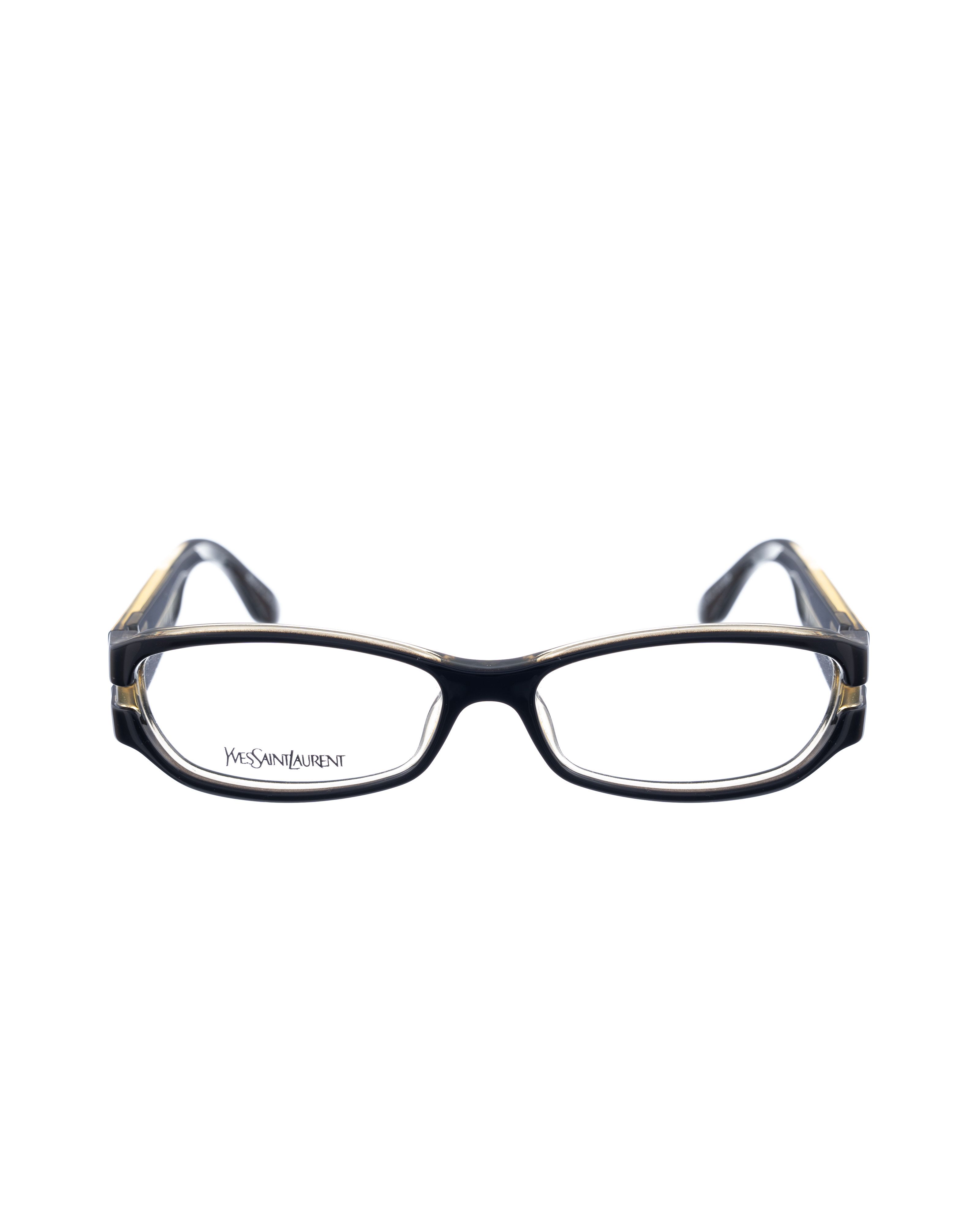 Saint Laurent Paris Yves Saint Laurent 00s Black Glasses Transparent Elements Size ONE SIZE - 3 Thumbnail