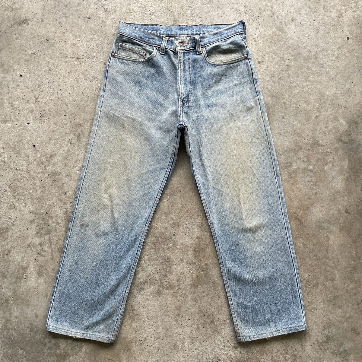 Levi's Vintage Clothing 90s Vintage Levis Rusty Faded Made In USA Jeans Denim Pants Size US 31 - 1 Thumbnail