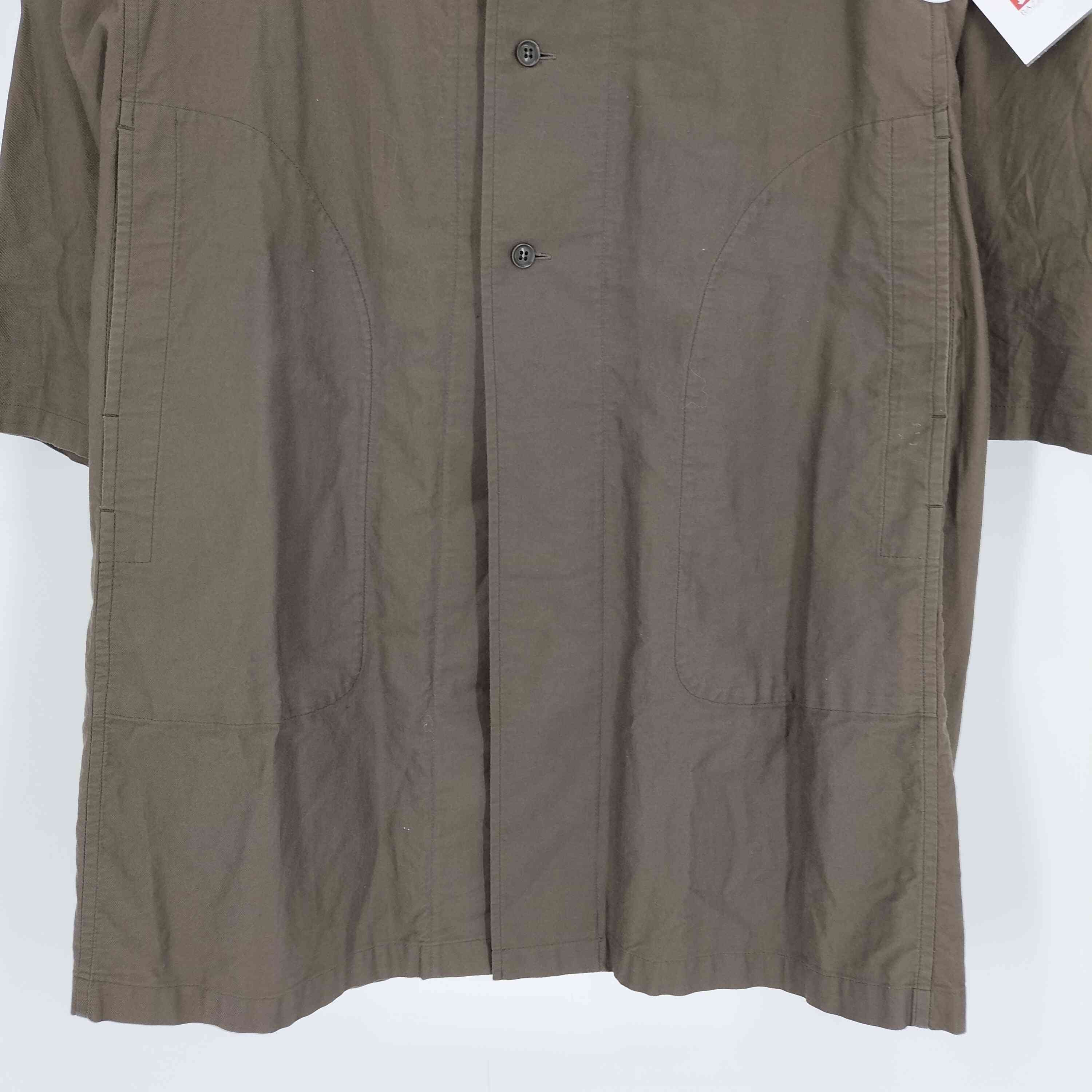 Yohji Yamamoto Yohji Yamamoto POUR HOMME 17SS Stand Collar Long Shirt Size US S / EU 44-46 / 1 - 4 Thumbnail