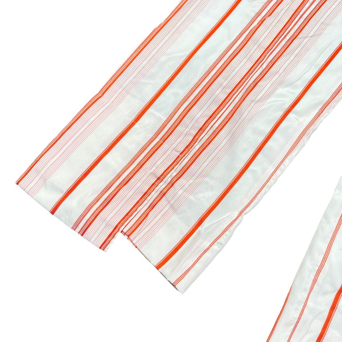Jil Sander Jil Sander Silk Trousers Striped Cropped Made In Italy Size 30" / US 8 / IT 44 - 10 Thumbnail