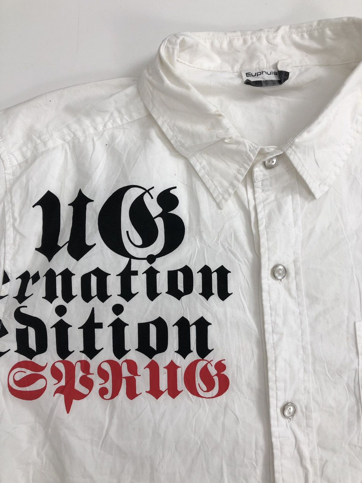 If Six Was Nine Tribal Poem Euphuistic Button Shirt Punk Rock Style Size US L / EU 52-54 / 3 - 4 Thumbnail