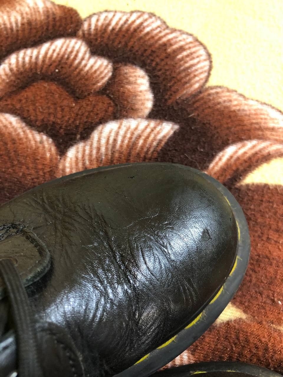 Dr. Martens Dr Martens 1460 FLAMES EMBOSS LEATHER LACE UP BOOTS Size US 6 / IT 36 - 8 Thumbnail