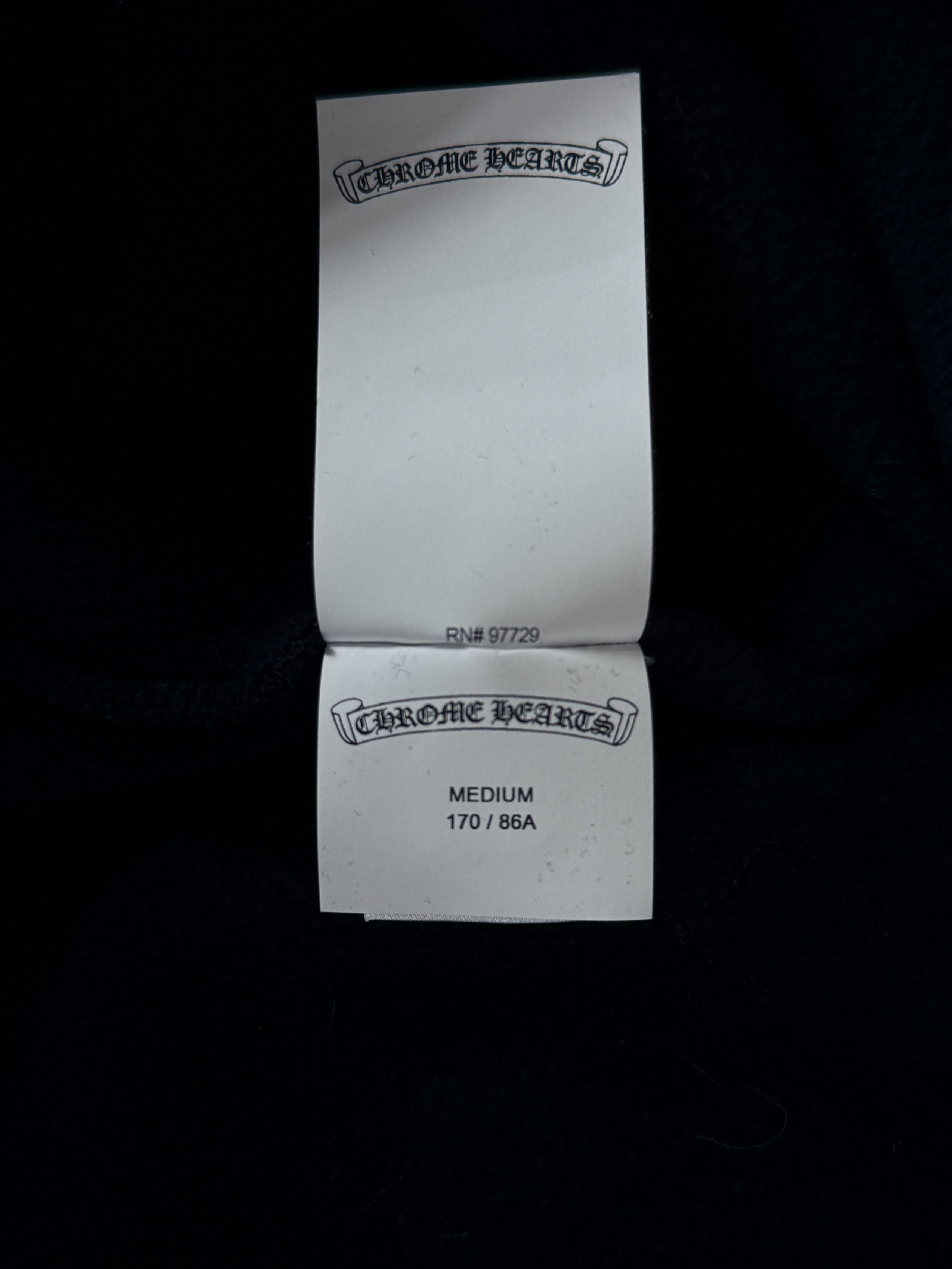Chrome Hearts Chrome Hearts Black Cross Patch Quarter Zip Sweater Size US M / EU 48-50 / 2 - 6 Thumbnail