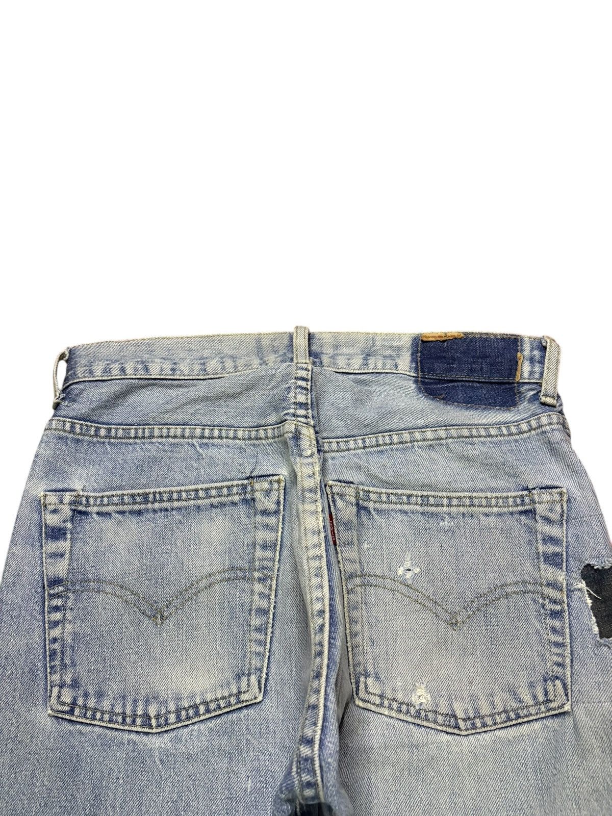 Levi's Vintage 80s Levis 503BXX Big E Selvedge Mud Wash Loose Jeans Size US 29 - 8 Thumbnail