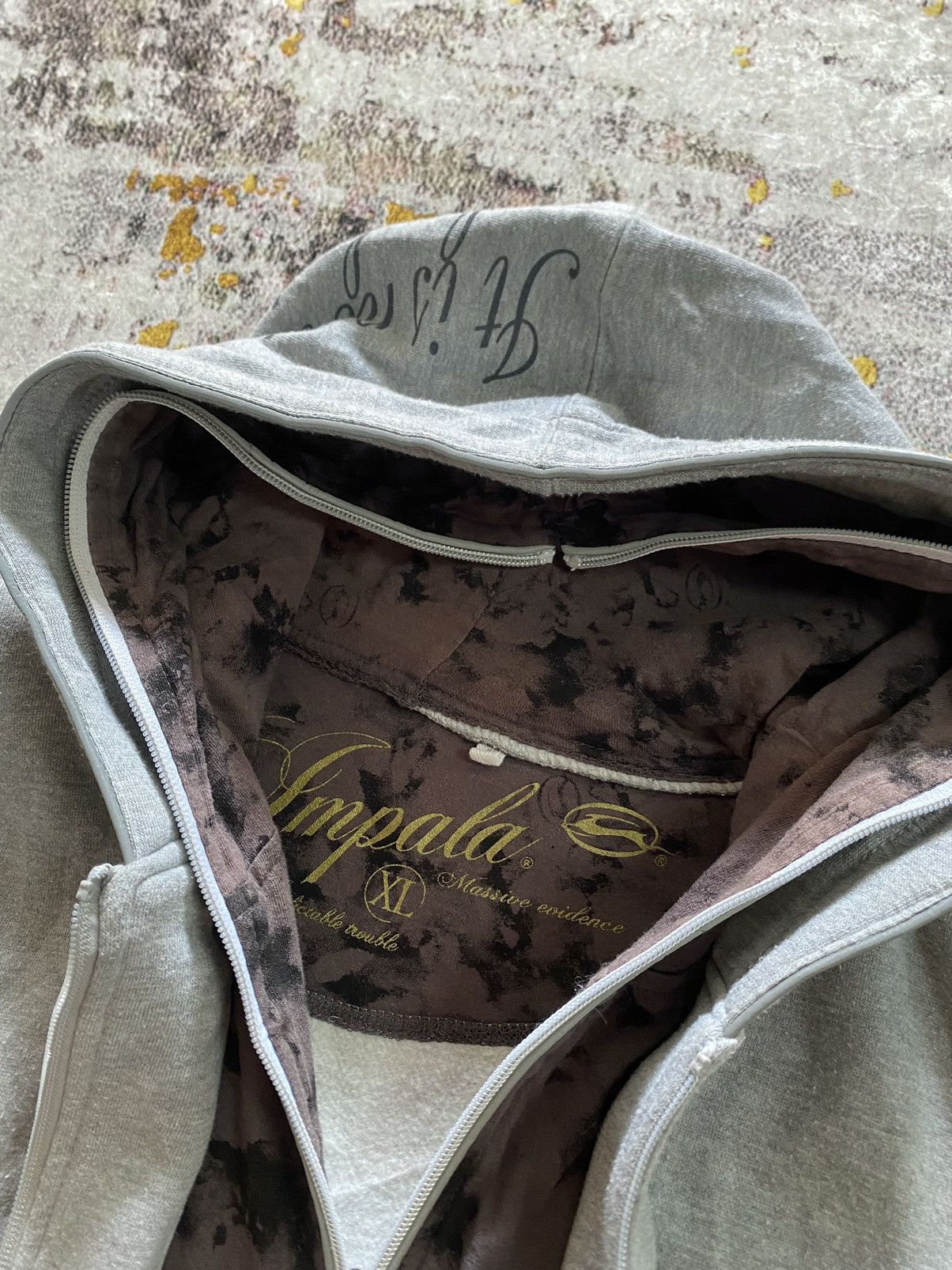 If Six Was Nine × Japanese Brand × Le Grande Bleu (L.G.B.) Vintage Impala Double Layer Poem Ifsix Lgb Style Size US XL / EU 56 / 4 - 5 Thumbnail
