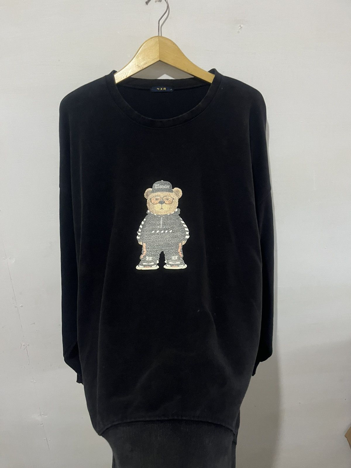 Polo Ralph Lauren 4XR Streetwear Bear Graphic Sweatshirt Black Size US XXL / EU 58 / 5 - 4 Thumbnail