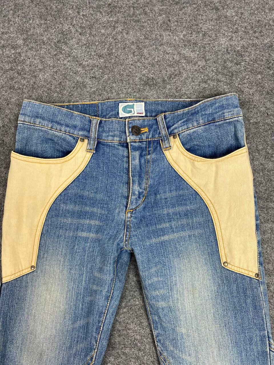 Cowboy Equipment vintage japanese brands cowboy style bootcut flare denim Size 29" - 8 Thumbnail