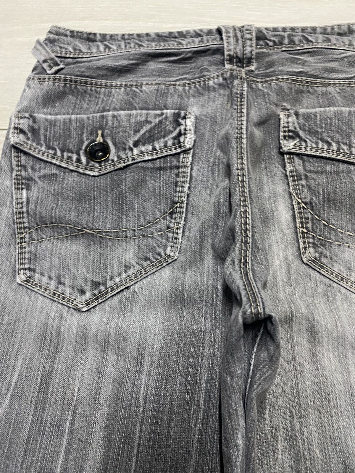 Japanese Brand Vintagw Japanese Brand Avail Garment Distressed Thunder Jean Size US 28 / EU 44 - 7 Thumbnail