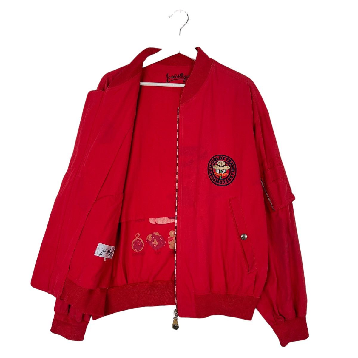 Jean Charles De Castelbajac 🔥1994 VTG CASTLEBAJAC X WARNER BROS BOMBER JACKET Size US M / EU 48-50 / 2 - 7 Thumbnail