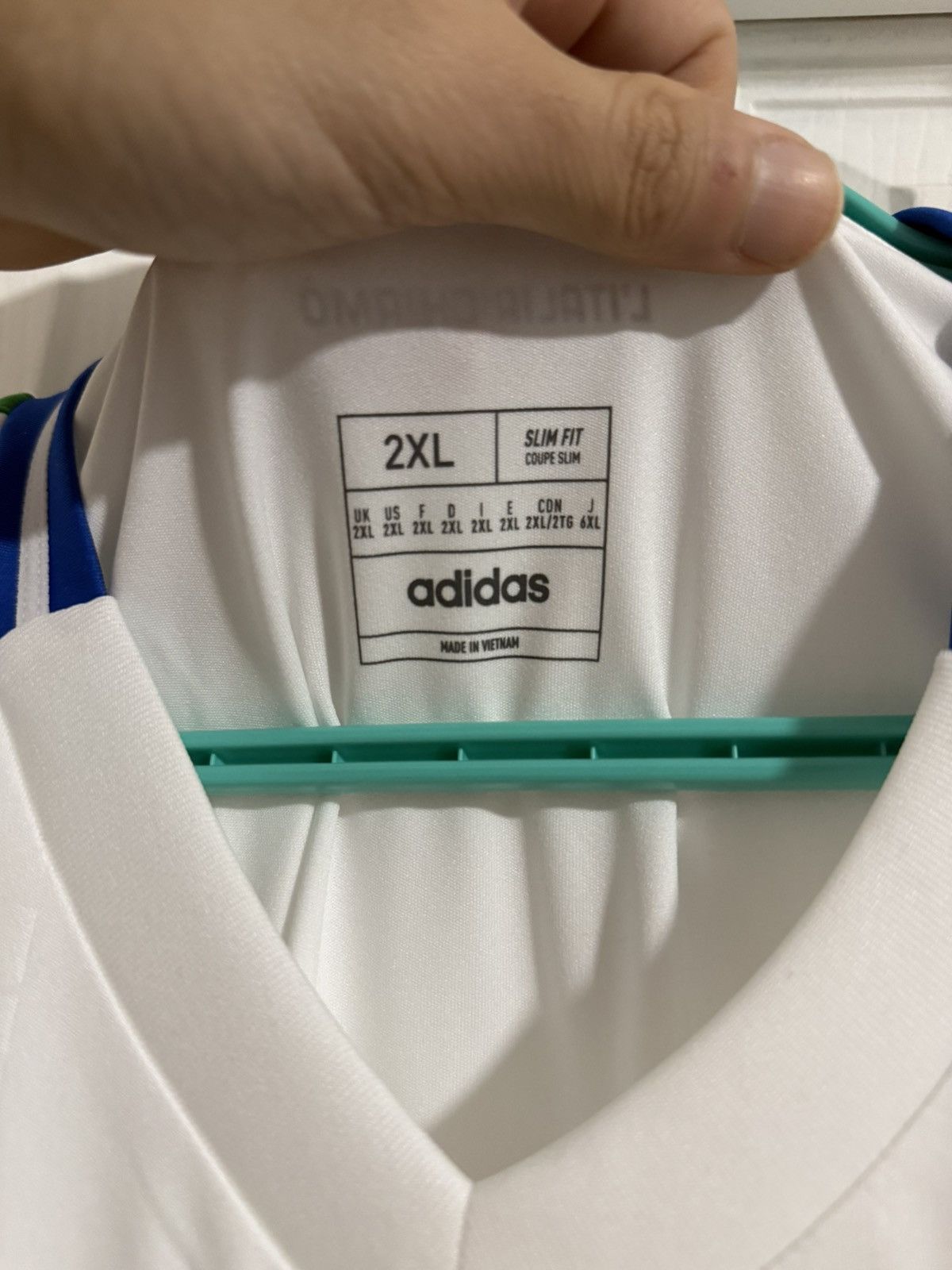 Adidas 2024 Adidas Italy jersey Size US XXL / EU 58 / 5 - 3 Thumbnail