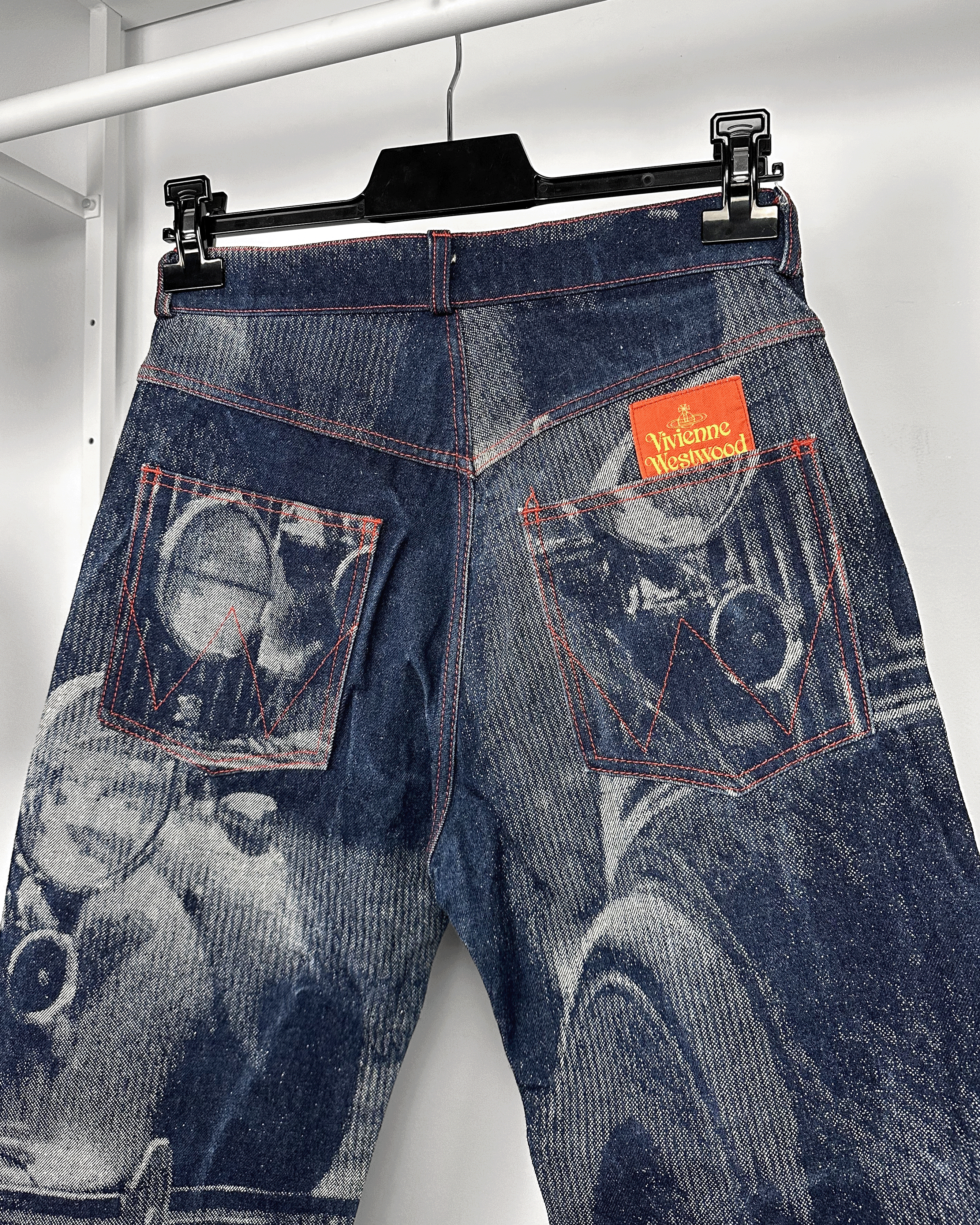 Vivienne Westwood Vivienne Westwood Rolls Royce Print Jeans Size US 30 / EU 46 - 7 Thumbnail