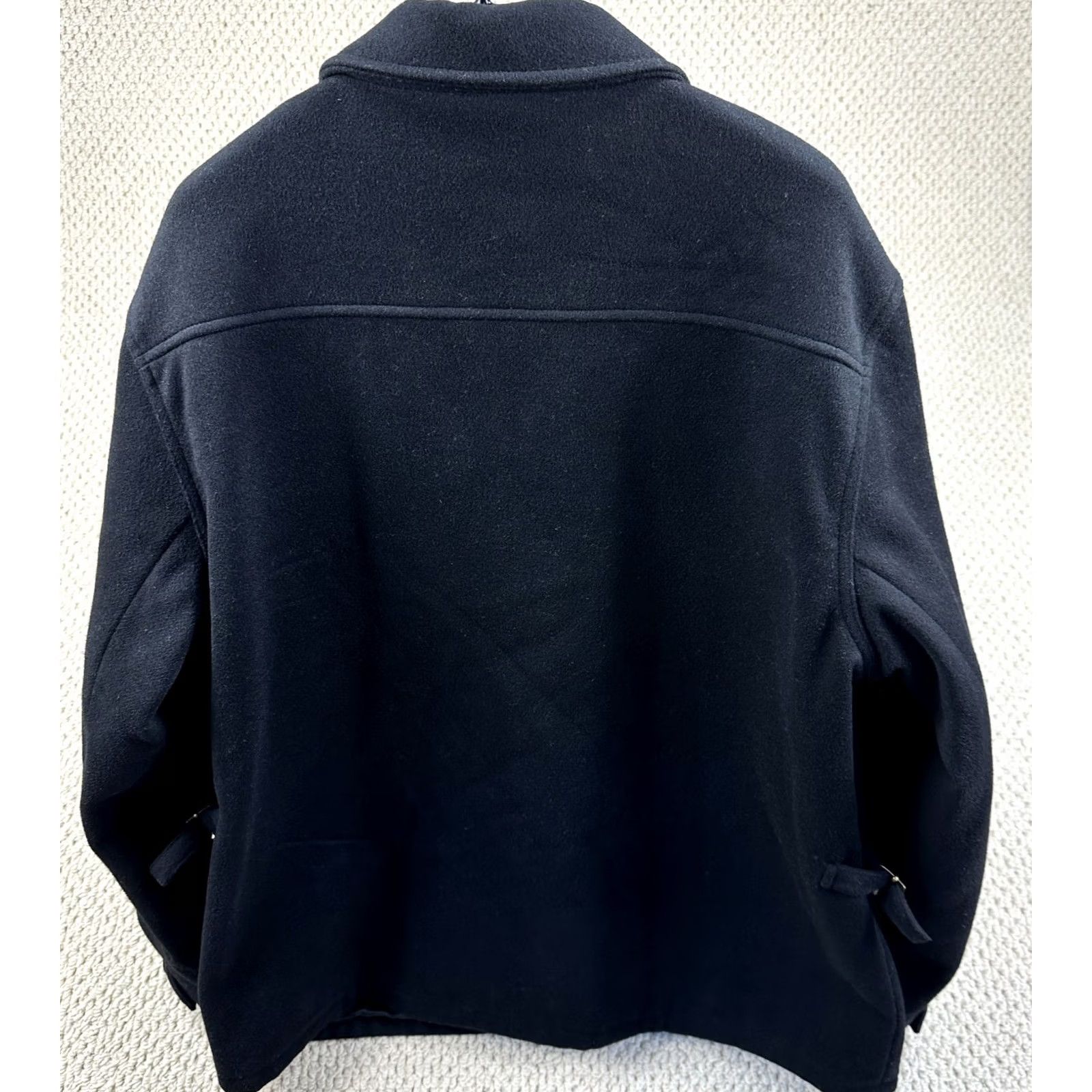 Polo Ralph Lauren VINTAGE Polo Ralph Lauren Jacket Mens XL Black Wool Blend Full Zip Buckle Sides 90s Size US XL / EU 56 / 4 - 3 Thumbnail