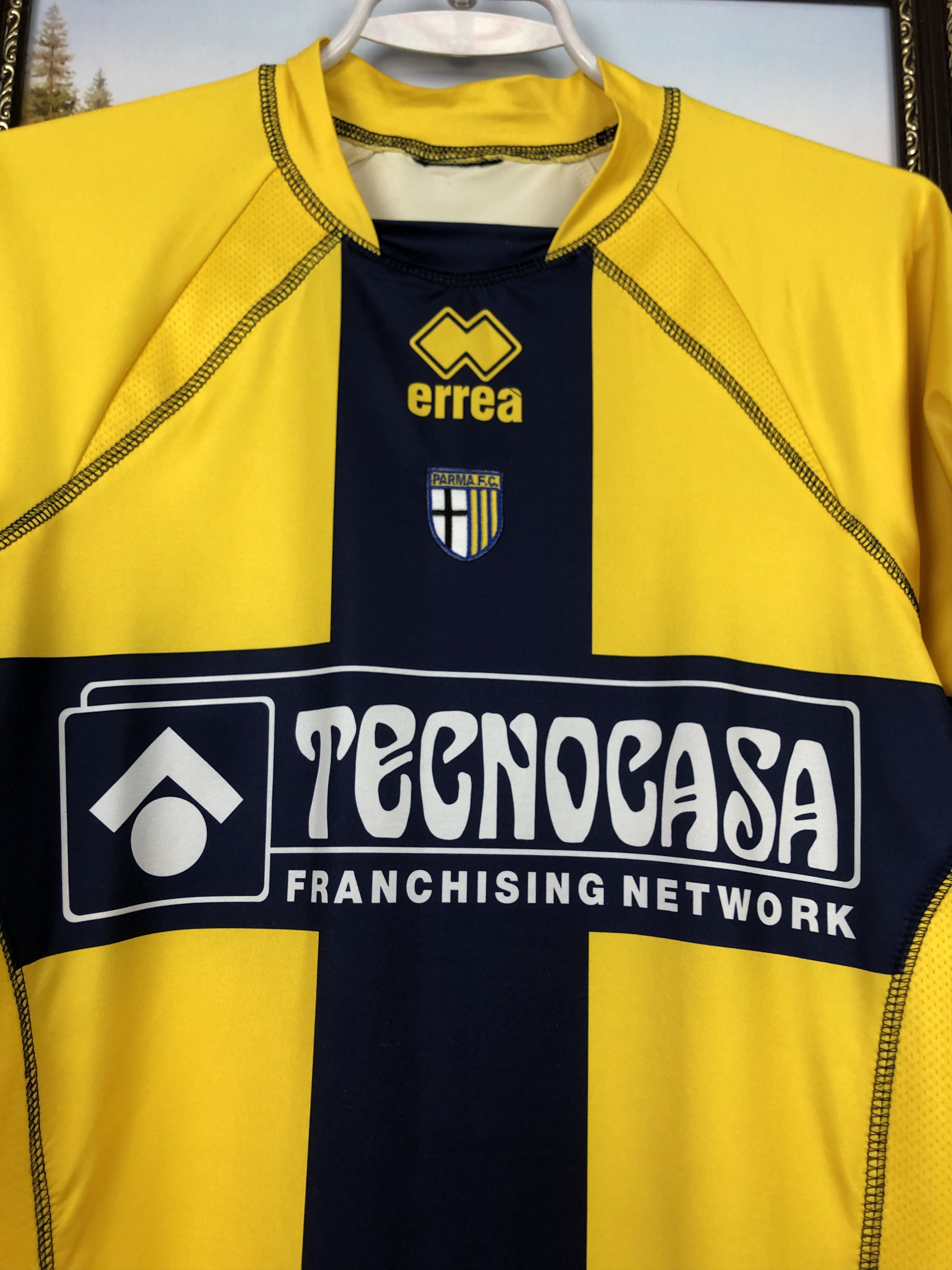 Errea Parma football shirt 2005 Errea Maglia Size Boys Kids Tee Size US XS / EU 42 / 0 - 3 Thumbnail