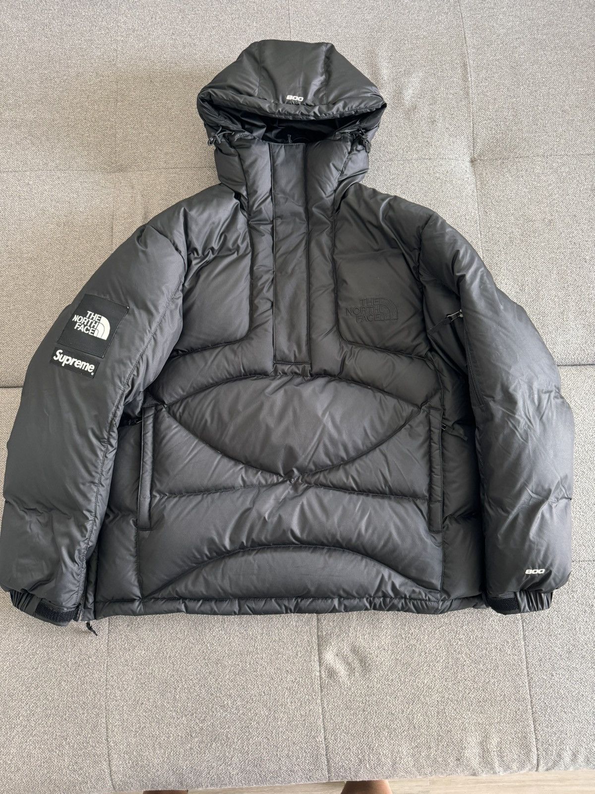 Supreme × The North Face Supreme The North Face 800-Fill Half Zip Hooded  Pullover | Grailed