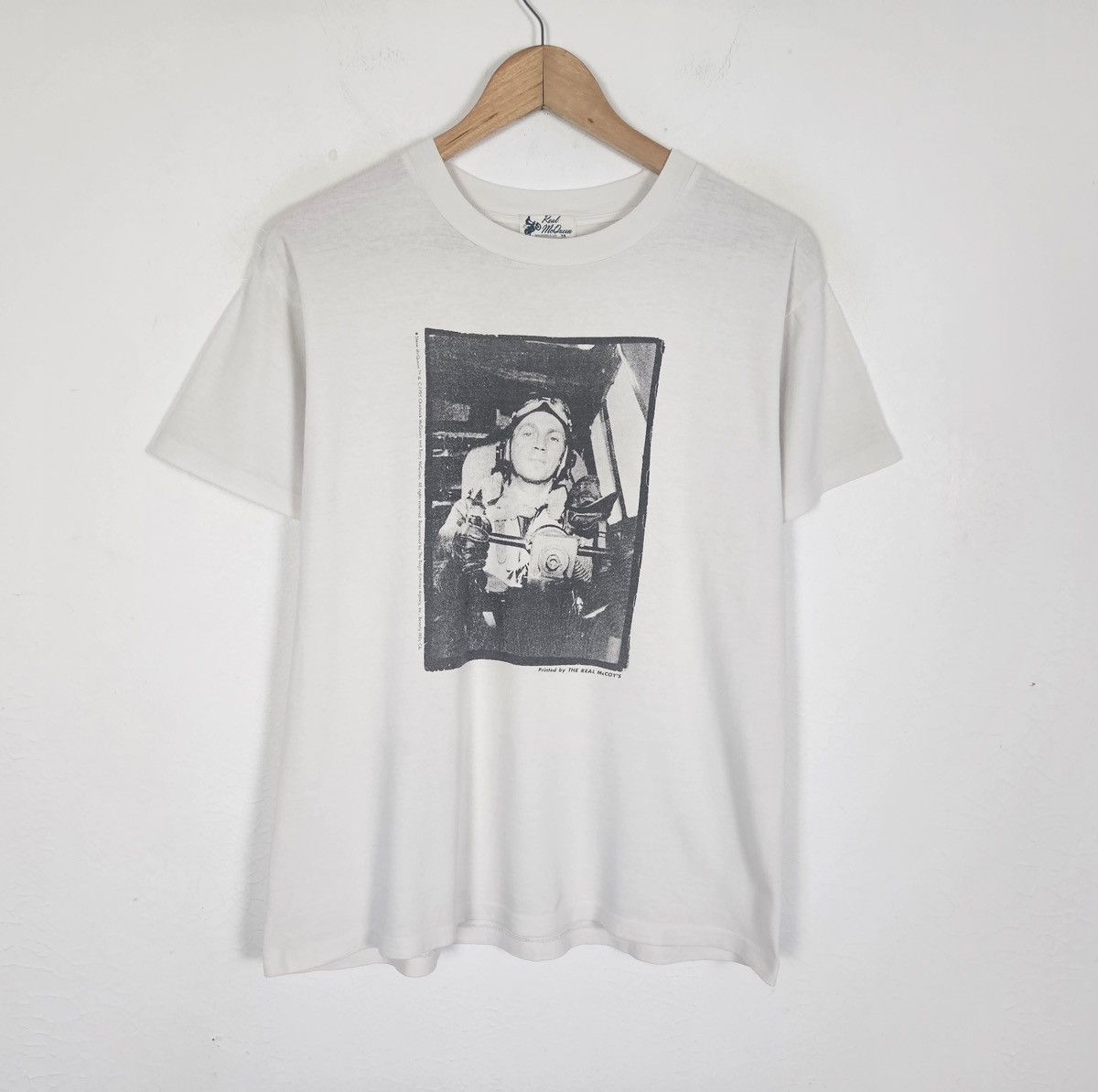 The Real McCoy's Vintage Steve Mcqueen Real Mc Coys photo tee shirt Size US M / EU 48-50 / 2 - 2 Thumbnail