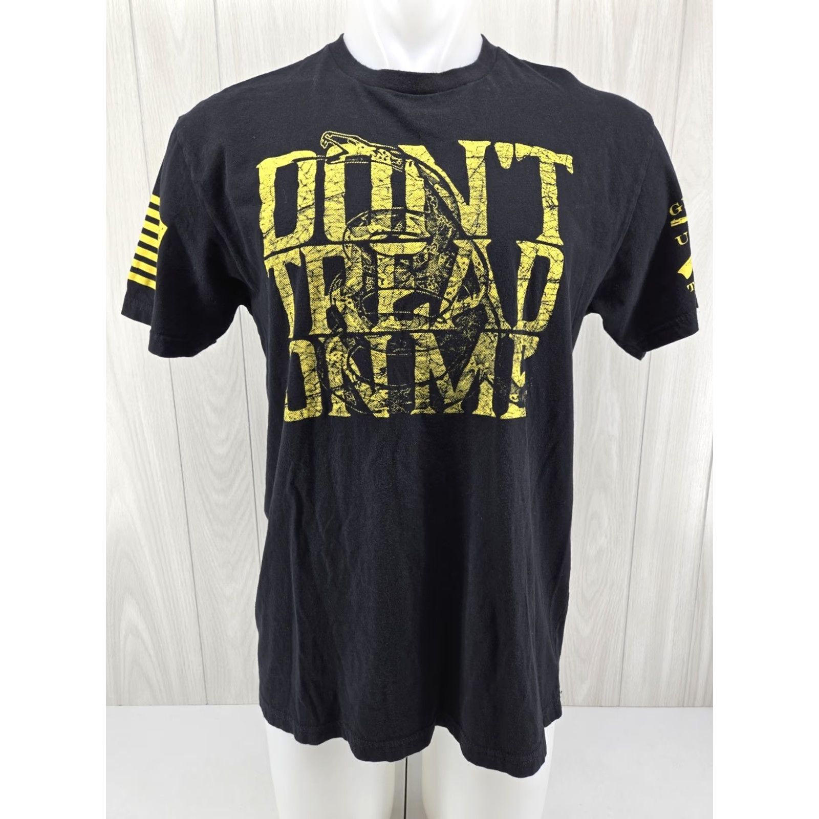Logo 7 Grunt Style T‑Shirt Men Large Black Don't Tread On Me Logo Short Sleeve Size US L / EU 52-54 / 3 - 2 Thumbnail