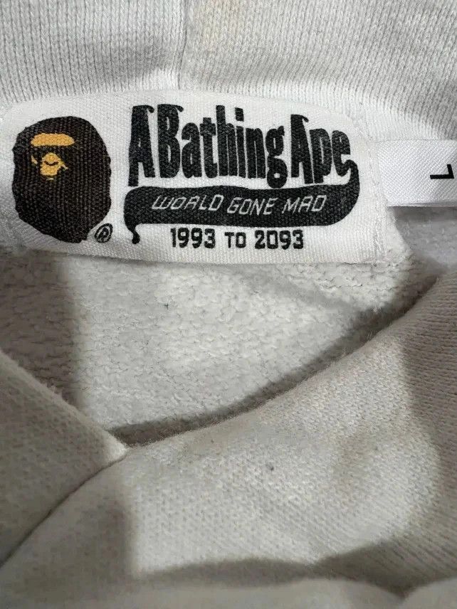 Bape Bape x tom and jerry footprints pullover hoodie White SS21 Size US L / EU 52-54 / 3 - 8 Thumbnail