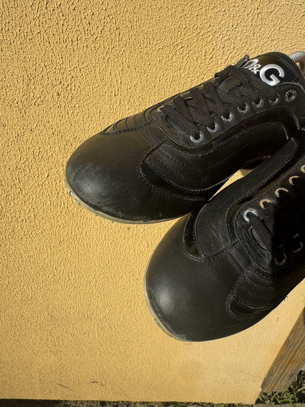 Dolce & Gabbana Vintage Dolce Gabbana Leather Y2k Sneakers Size US 7 / EU 40 - 9 Thumbnail