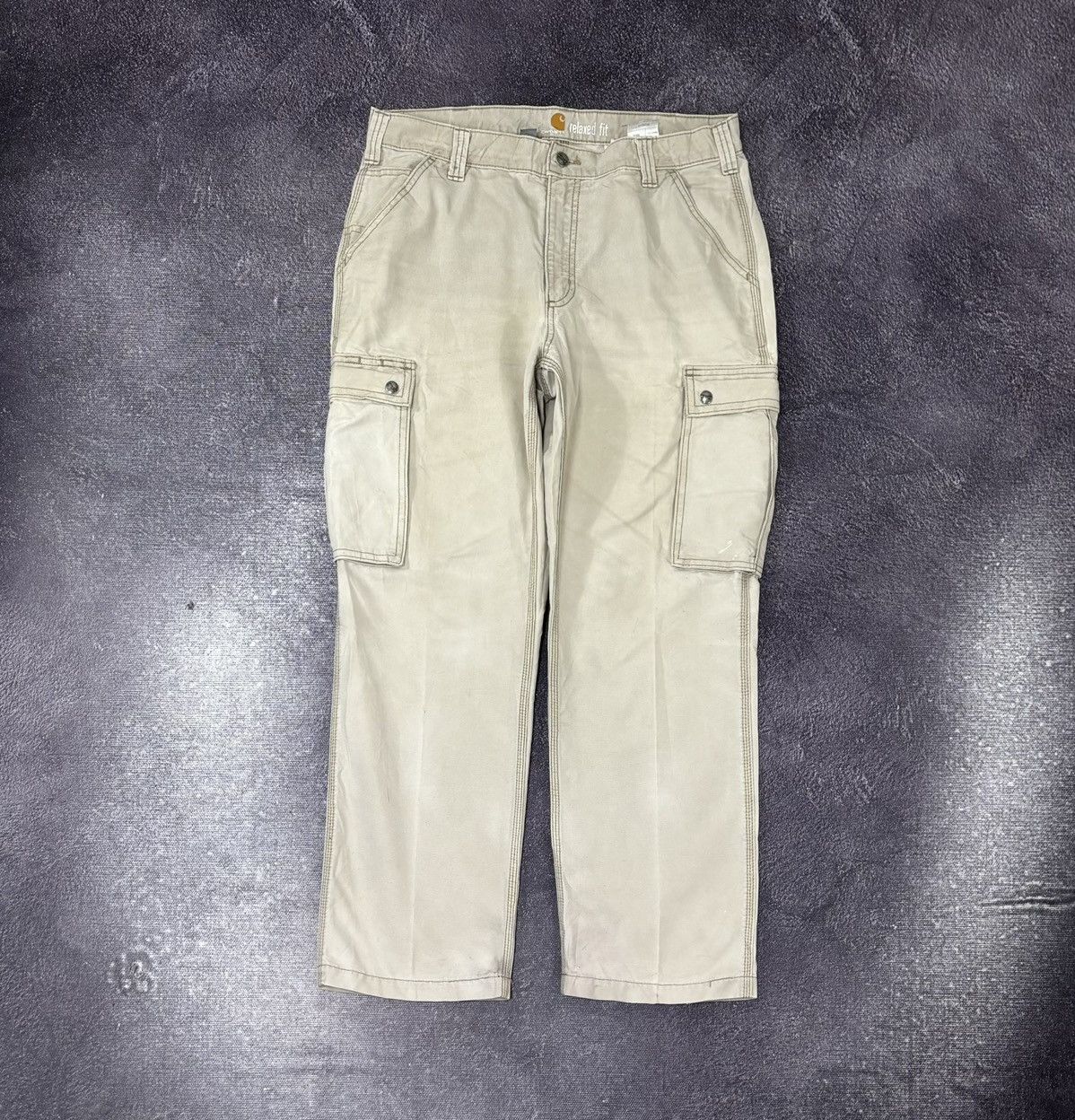 Carhartt Vintage Carhartt Y2K Work Hype Relaxed Fit Cargo Pants Size US 36 / EU 52 - 2 Thumbnail