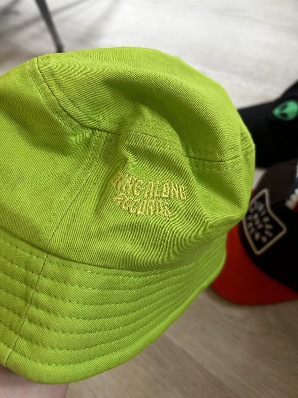 Other Dine Alone Records Toronto Lime Green Mushroom Bucket Hat Size ONE SIZE - 2 Thumbnail