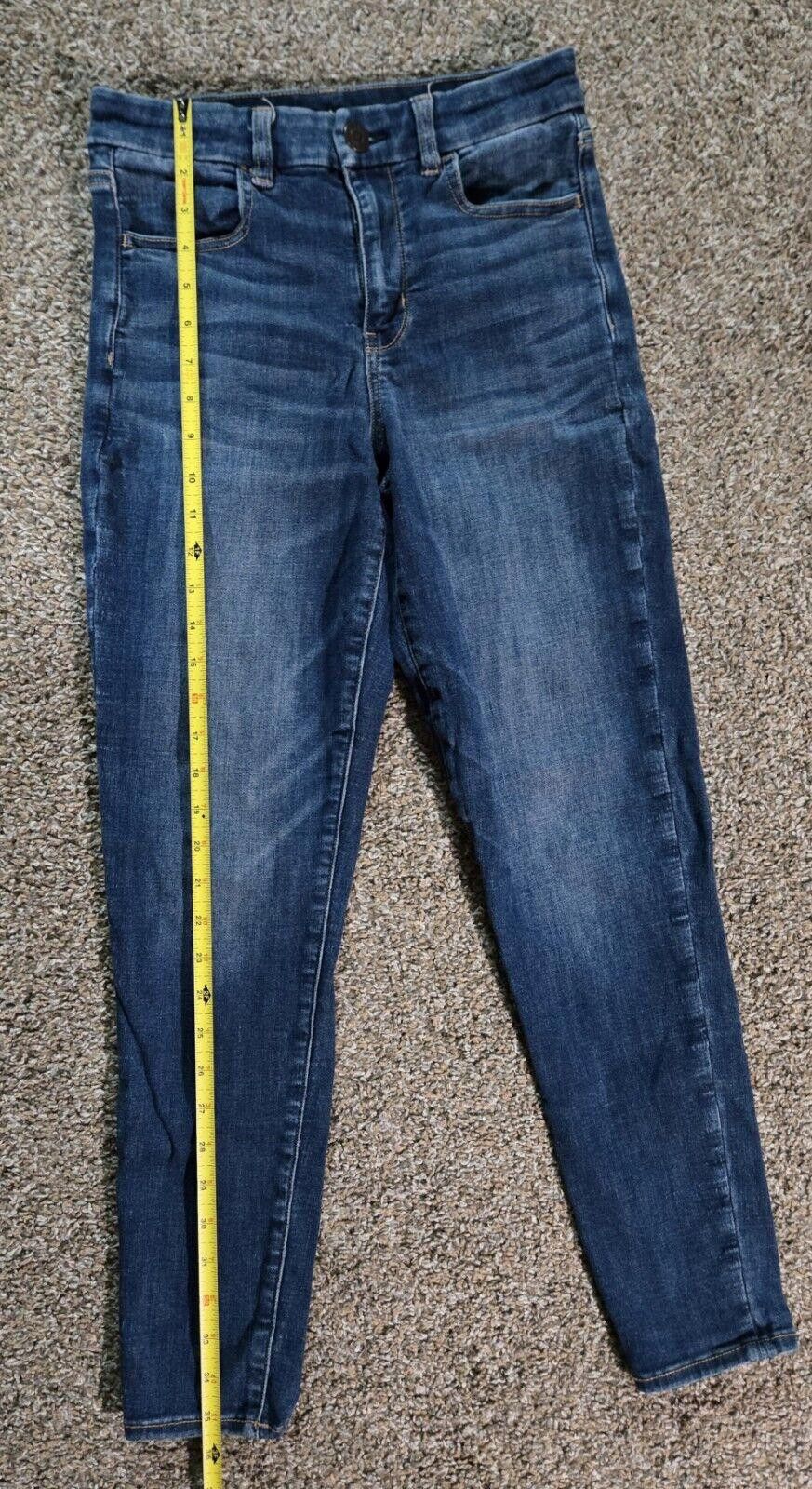 Designer American Eagle Curvy High Rise Jegging Crop Size 2 Long Size 26" / US 2 / IT 38 - 3 Thumbnail