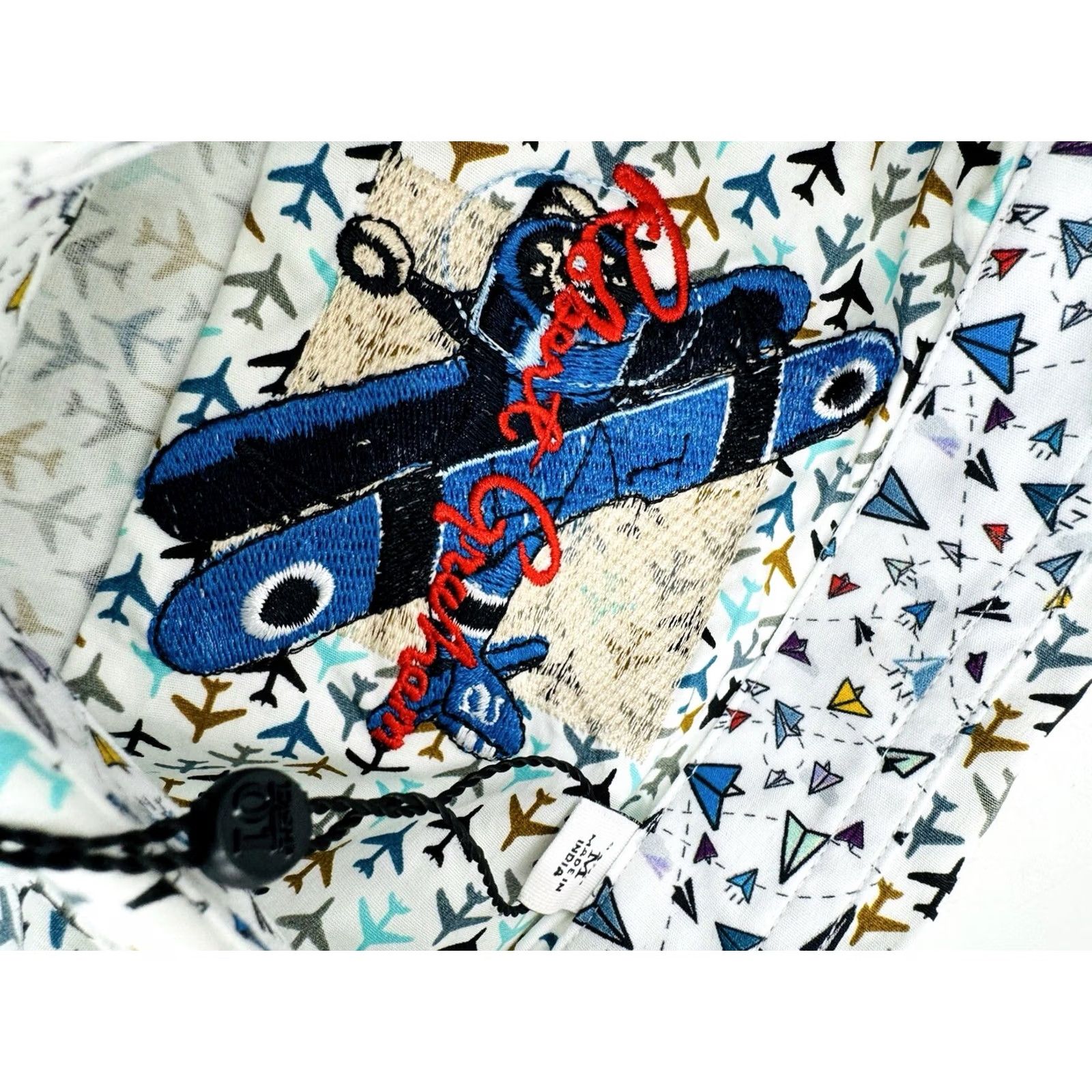 Robert Graham ROBERT GRAHAM - NEW w TAG - JET AIRPLANES ALL OVER Pilot Flight Bomber M Shirt Size US M / EU 48-50 / 2 - 7 Thumbnail
