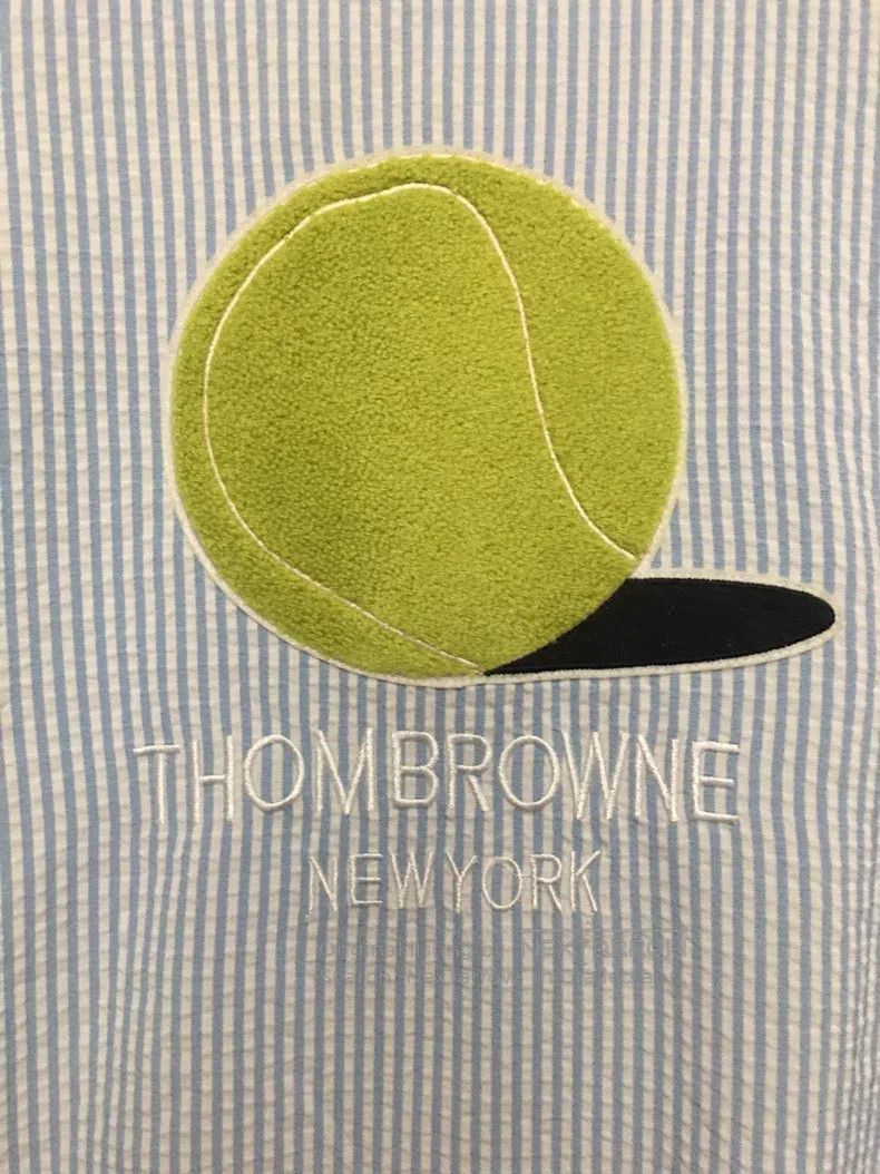 Thom Browne Thom Browne Blue and White Striped Blazer Size US M / EU 48-50 / 2 - 4 Thumbnail