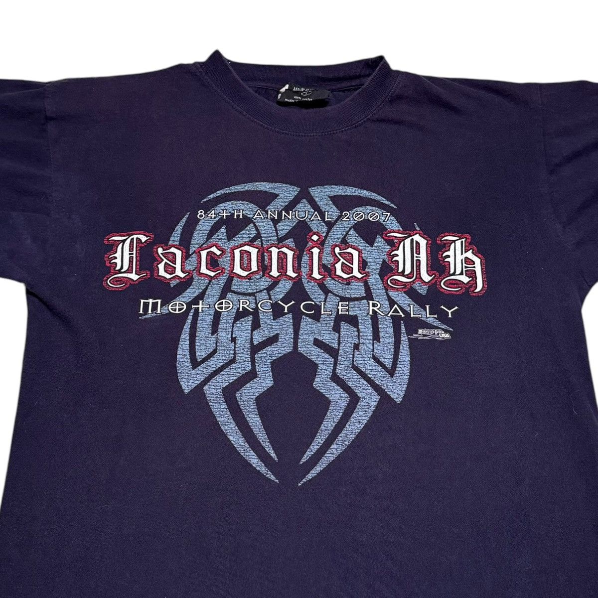 Other 2007 Laconia Motorcycle Biker Rally Shirt Adult Large Size US L / EU 52-54 / 3 - 4 Thumbnail