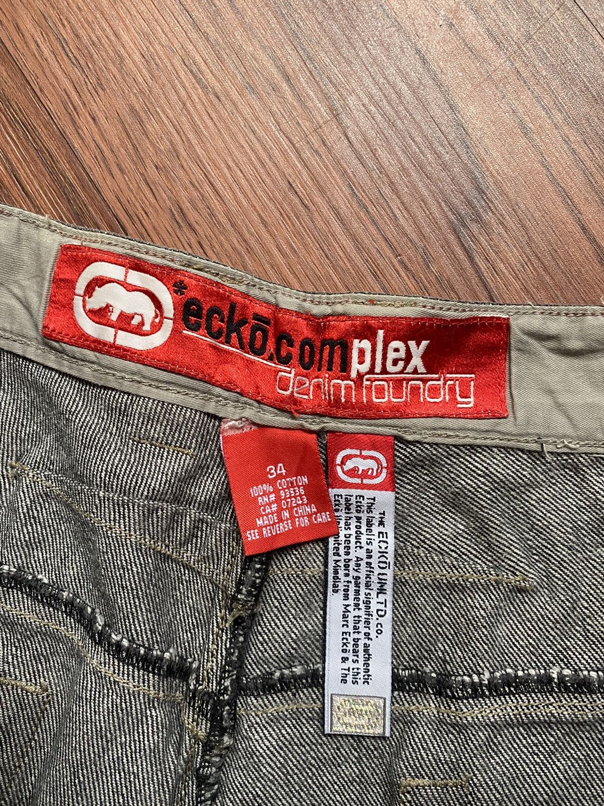 Ecko Unltd. × Vintage Ecko Unlimited Baggy Jeans Size US 34 / EU 50 - 7 Thumbnail