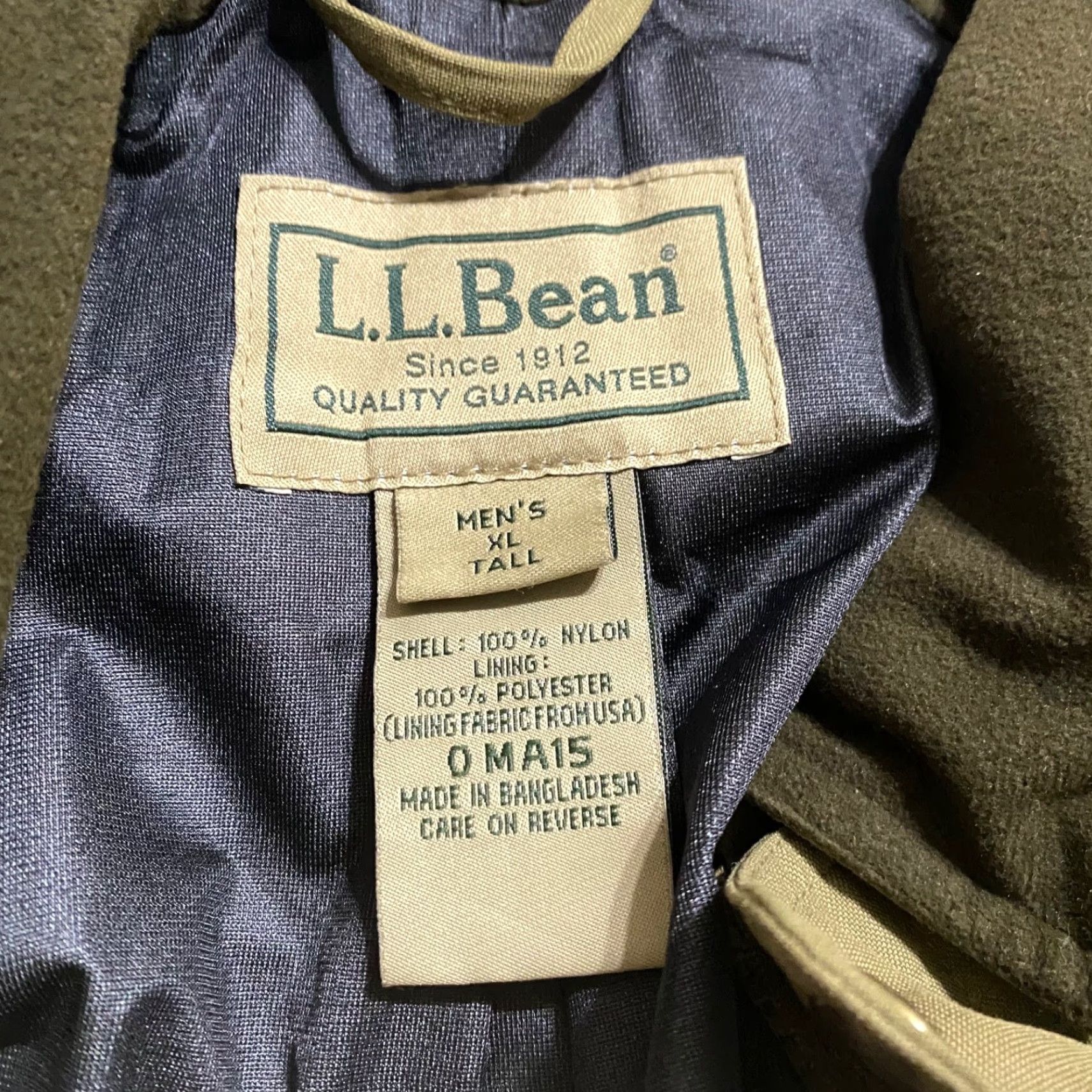 Vintage VINTAGE L.L. Bean Mens XLT Jacket Brown Field Coat Corduroy Collar Convertible Trench Size US XL / EU 56 / 4 - 3 Thumbnail