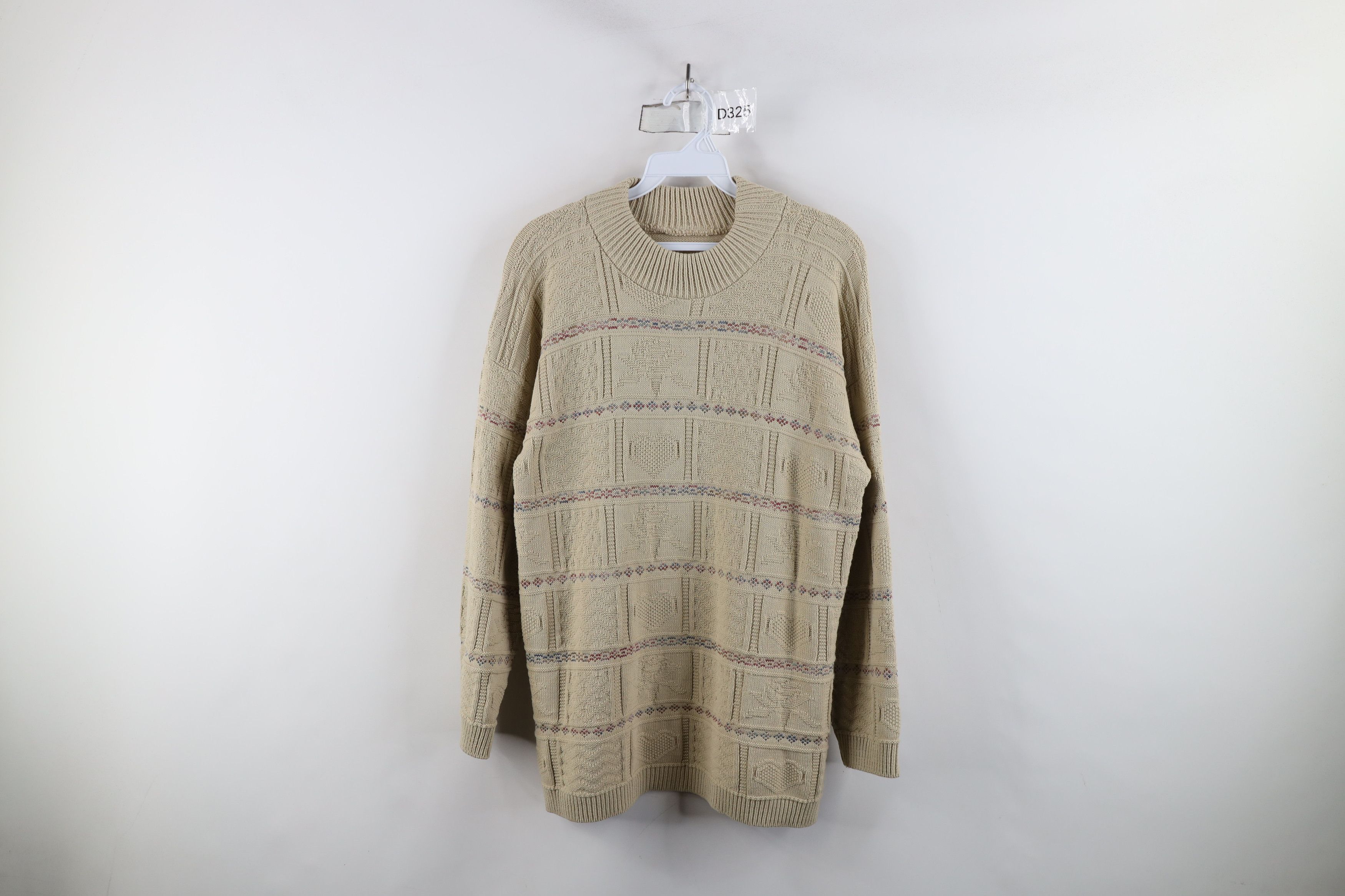 Vintage Vintage 90s Streetwear Heart Flower Knit Tunic Sweater Size S / US 4 / IT 40 - 1 Thumbnail