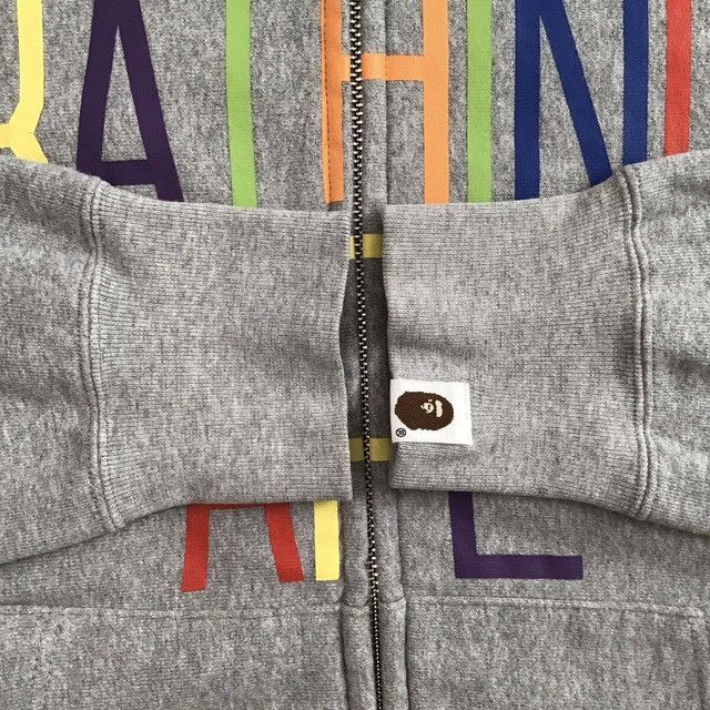 Bape × Nigo BAPE Logo full zip hoodie a bathing ape NIGO Size US S / EU 44-46 / 1 - 7 Thumbnail
