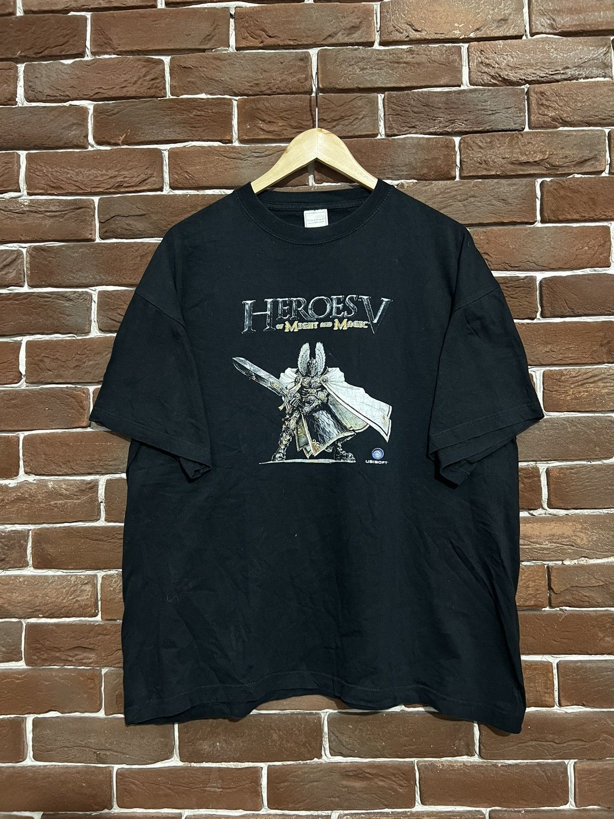 Playstation Vintage Y2K Heroes V Game Tee Rare Print Blizzard Hype Ubiso Size US L / EU 52-54 / 3 - 1 Thumbnail