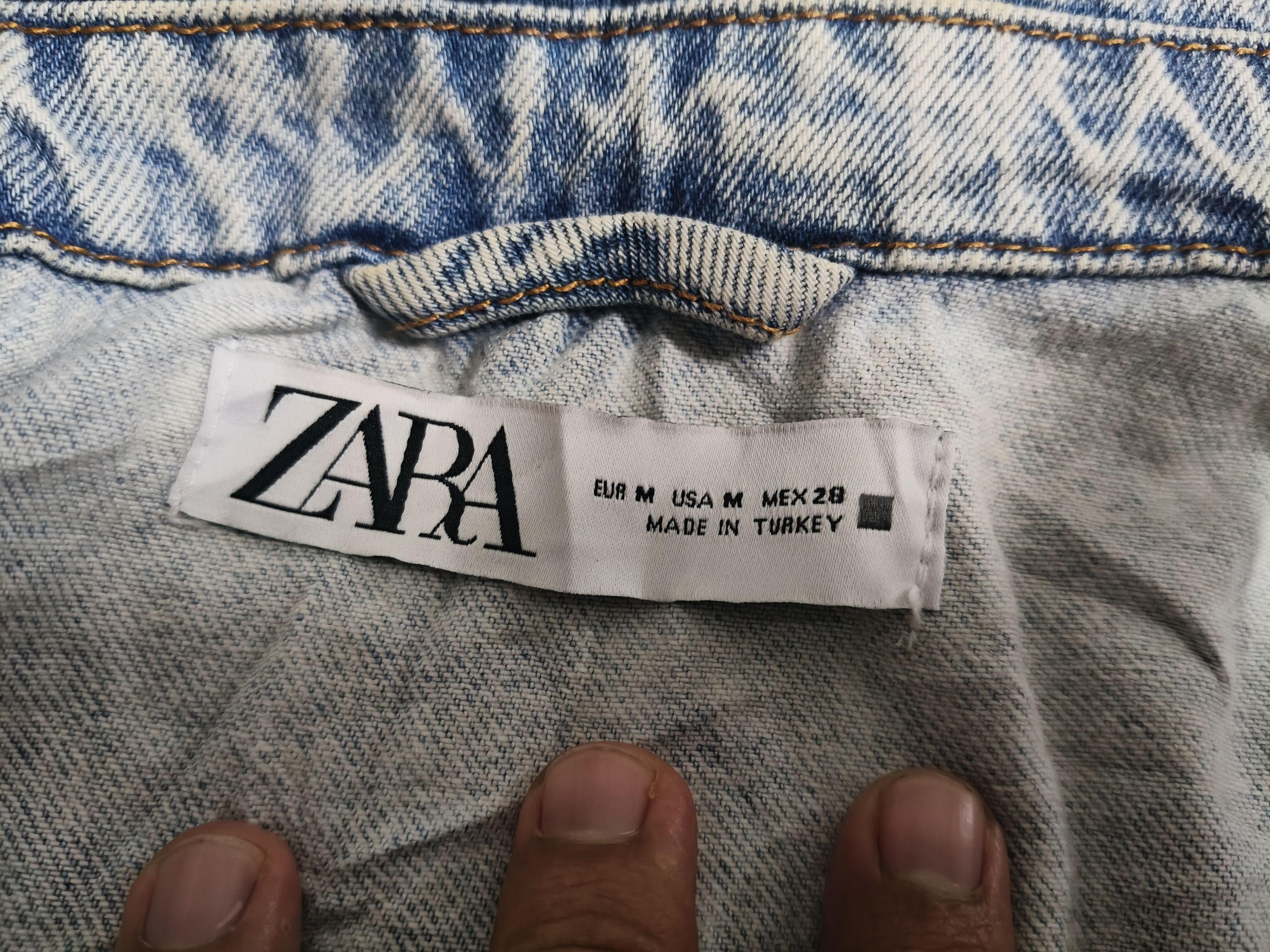 Zara Zara Cropped Denim Jacket Size M / US 6-8 / IT 42-44 - 10 Thumbnail