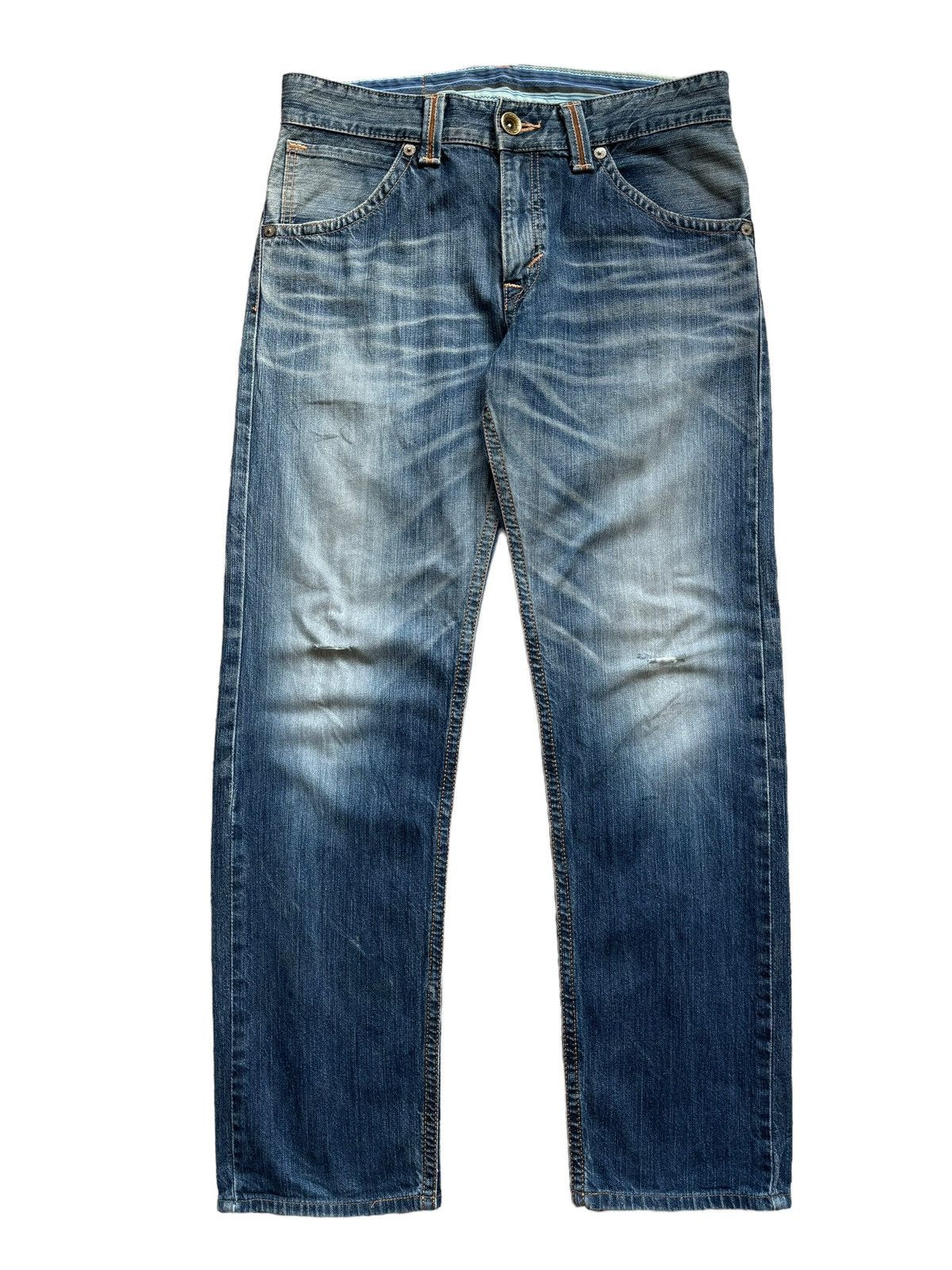 Edwin Vintage Edwin XV Exclusive Distressed Denim Jeans Size US 32 / EU 48 - 2 Thumbnail