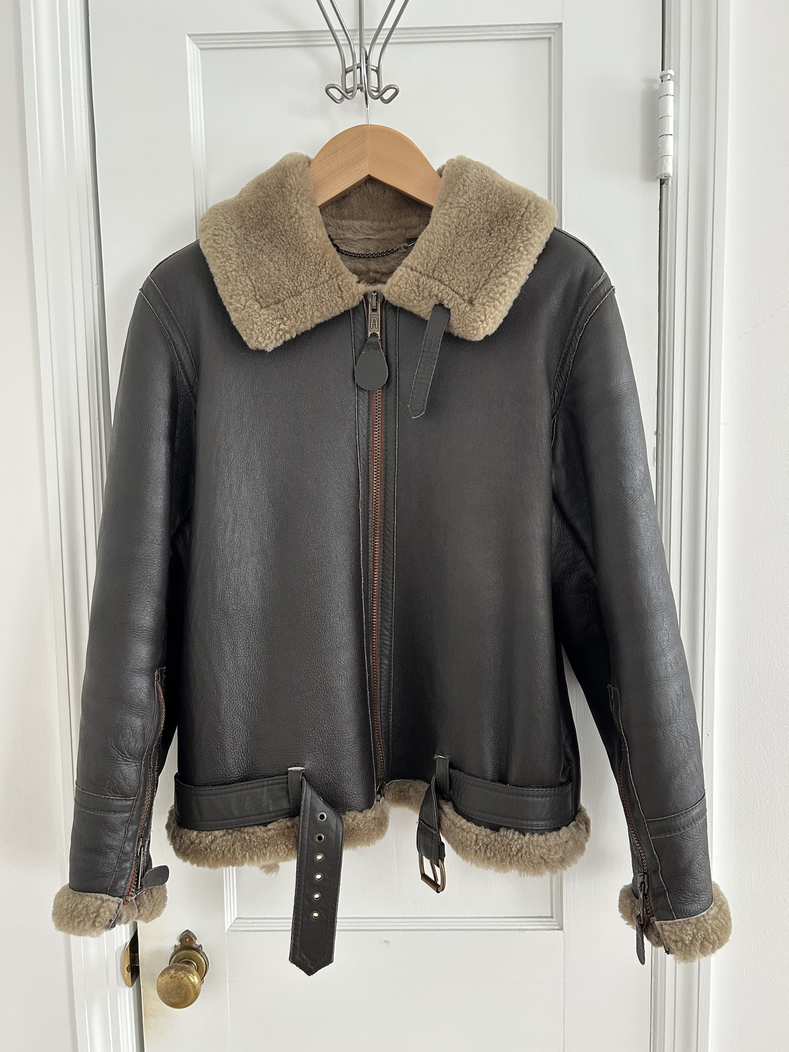 James Grose Irvin Shearling Jacket Size US M / EU 48-50 / 2 - 2 Thumbnail