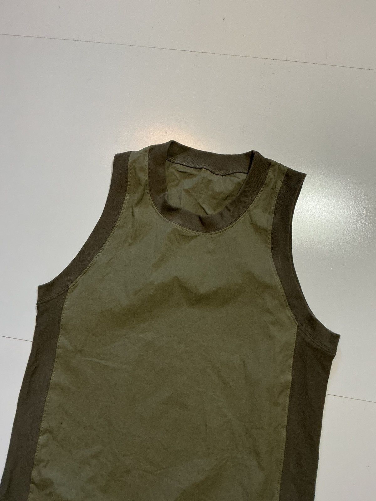 Rokit Rokit Originals Military Olive Rib Knit Trim Tank Top Shirt Size US M / EU 48-50 / 2 - 3 Thumbnail
