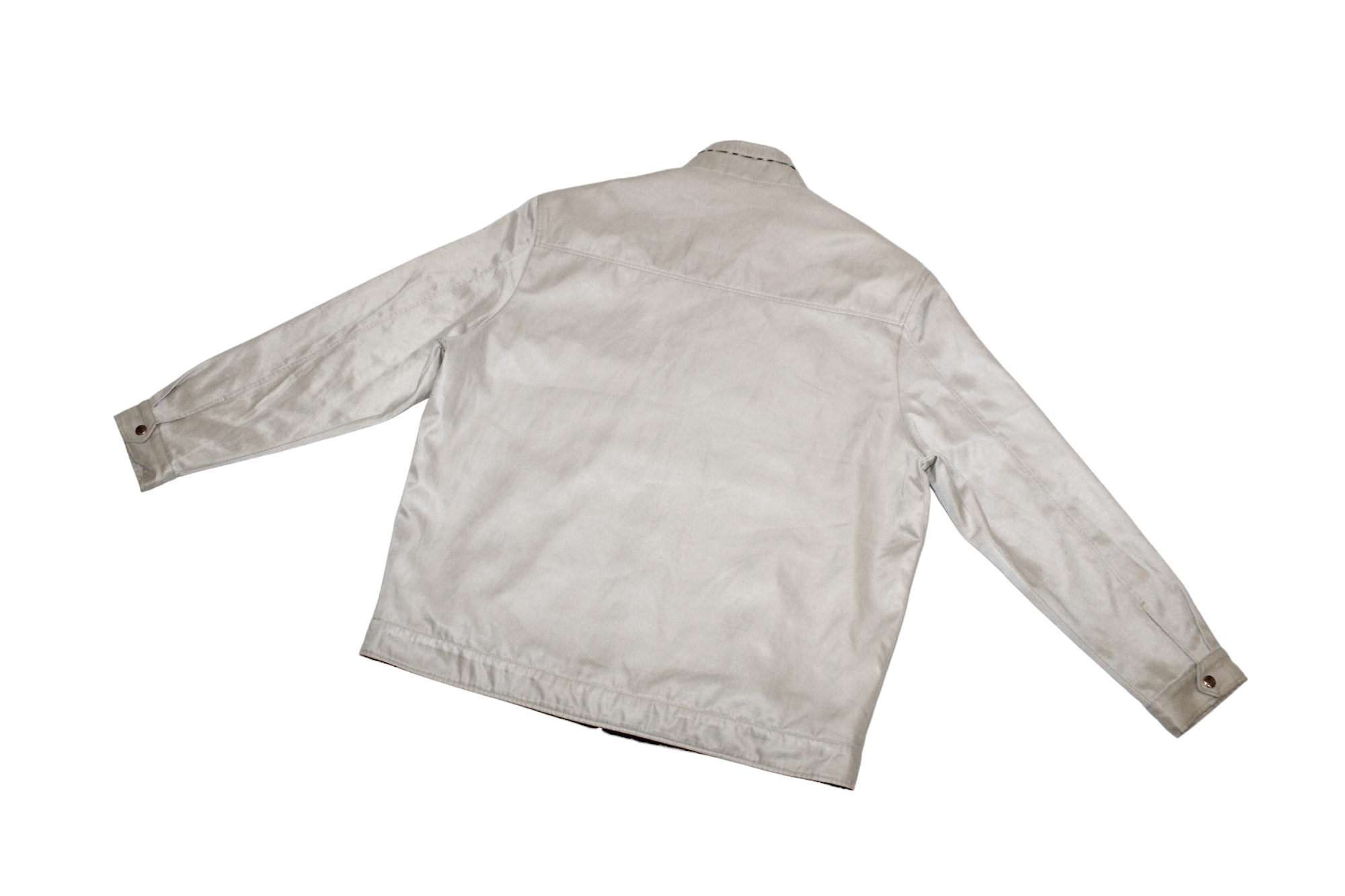 Aquascutum 🔥 Aquascutum Signatured Satin Cotton Casual Jacket Size US XL / EU 56 / 4 - 11 Thumbnail