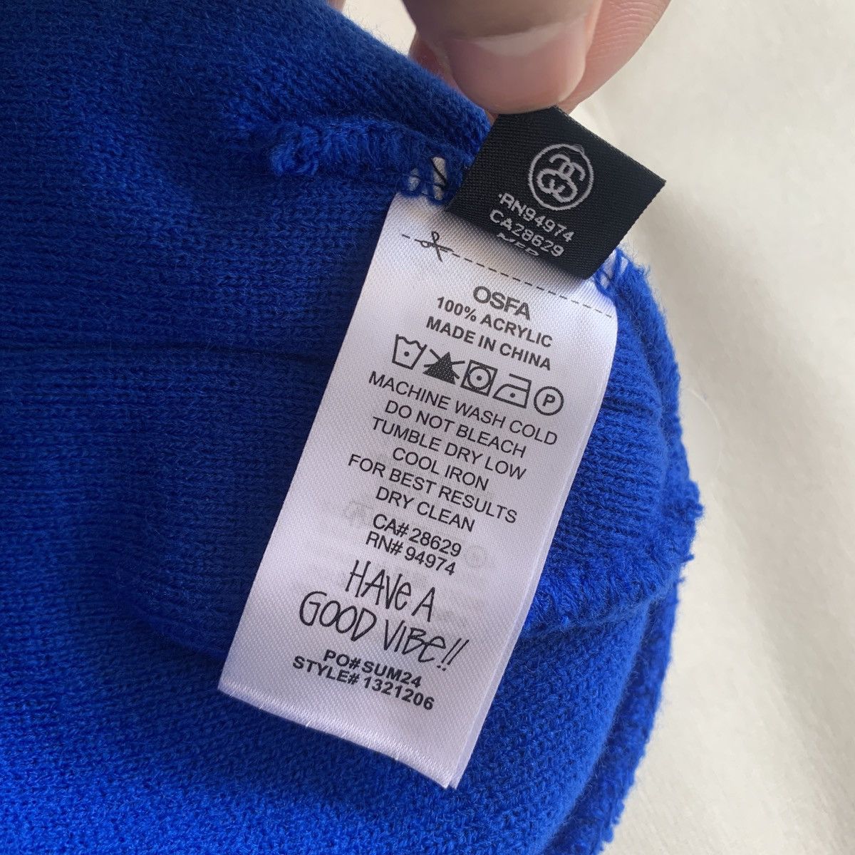 Stussy × Vintage STUSSY BURLY THREADS SKULLCAP Size ONE SIZE - 4 Thumbnail