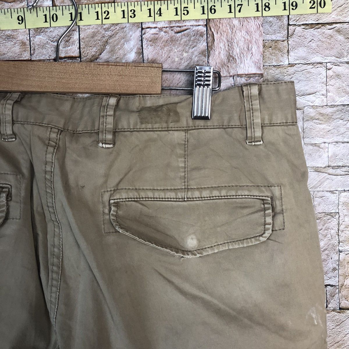 Japanese Brand Uniqlo Brown utility tactical Cargo Multipocket Pants #A342 Size US 32 / EU 48 - 20 Thumbnail