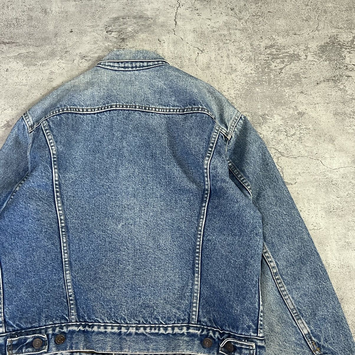 Levi's Vintage Clothing Vintage Levis Flannel Blanket Lined 90s Denim Jacket Size US XXS / EU 40 - 6 Thumbnail