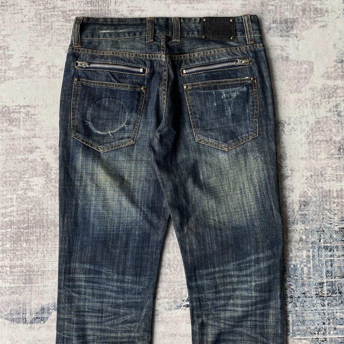If Six Was Nine × Le Grande Bleu (L.G.B.) × semanticdesign Semantic Design Punk Zipper Denim Jeans Size US 33 - 11 Thumbnail