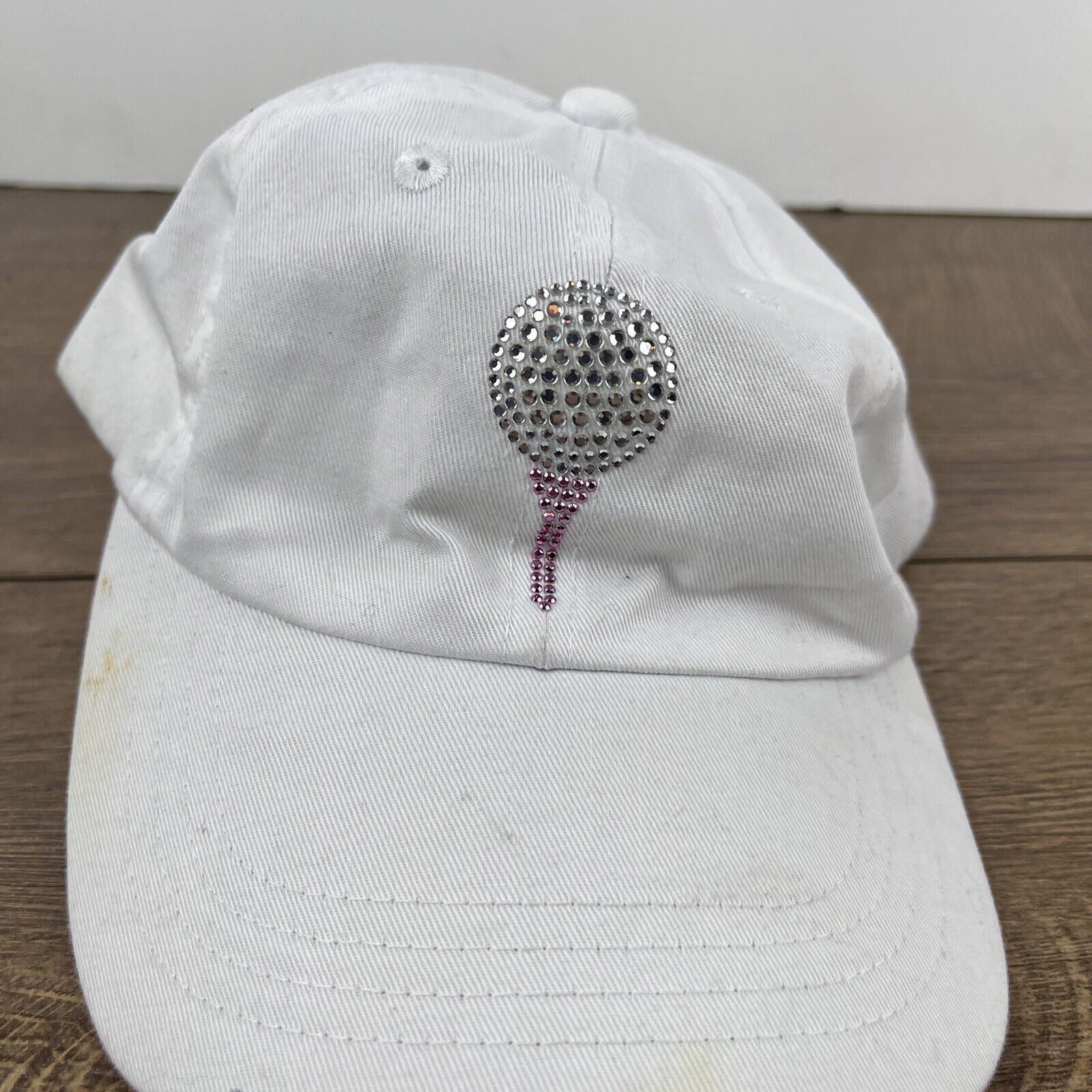Other Golf Hat Golf Ball Tee Hat White Hat Adjustable White Adult Size ONE SIZE - 7 Thumbnail