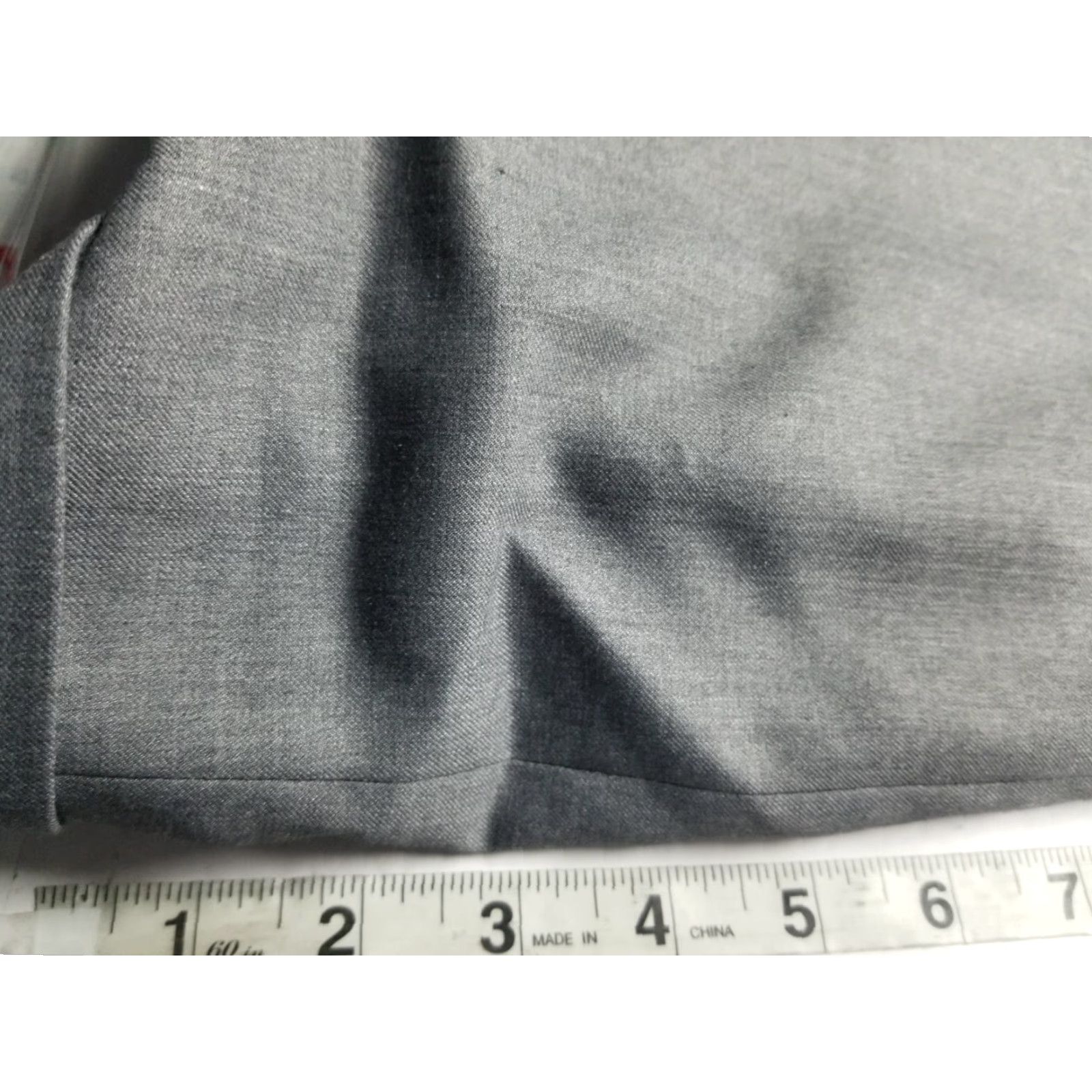Vintage Combatant Gentlemen Wool Blazer Sport Coat Men’s 44L Slim Fit Grey Size 44R - 5 Thumbnail