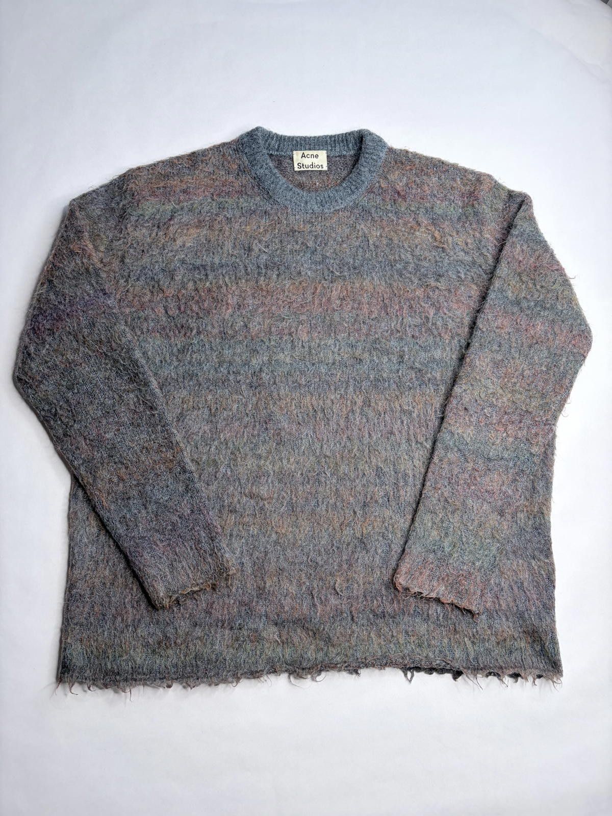 Acne Studios Acne Studios Nikos AW17 Mohair Sweater Mineral Blue Medium Size US M / EU 48-50 / 2 - 1 Thumbnail