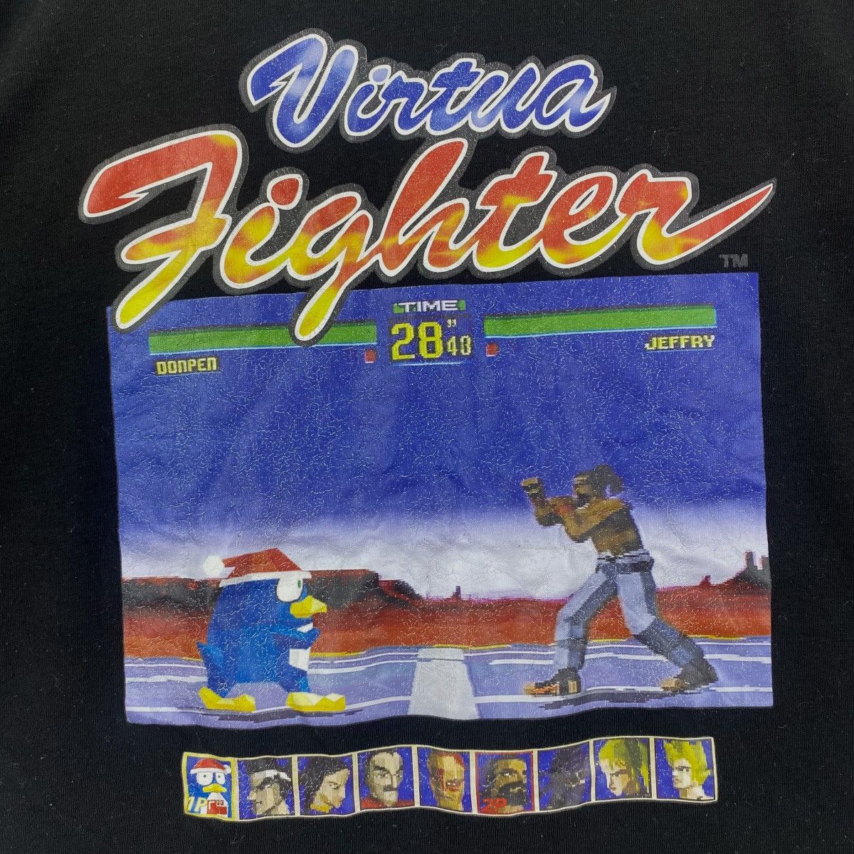 Vintage VIRTUA FIGHTER x DONPEN Video Game Console Tee Shirt Size US M / EU 48-50 / 2 - 3 Thumbnail