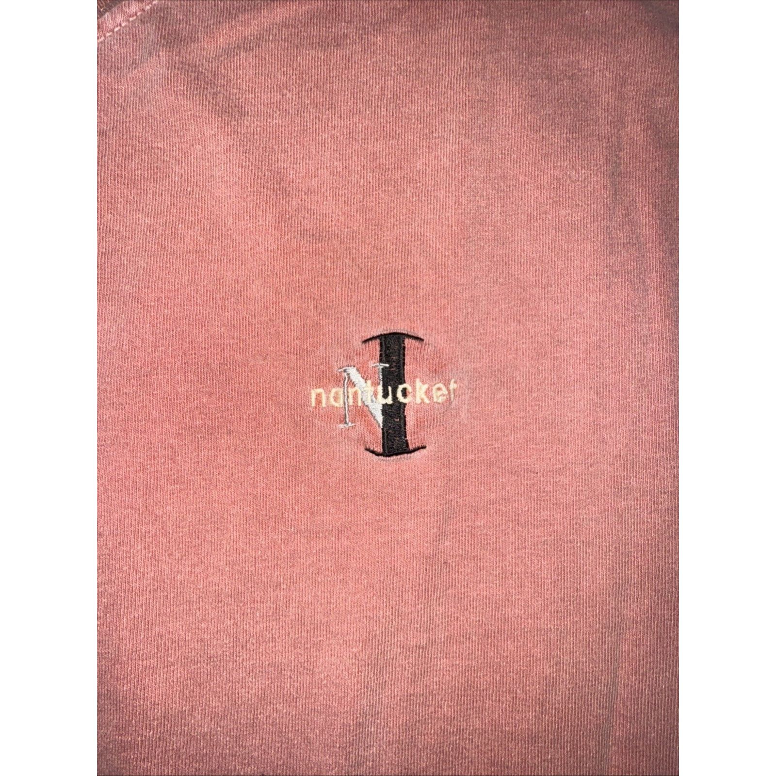 Nantucket × Vintage Nantucket Garment Dyed T-Shirt Red Washed L Coastal Preppy Size US L / EU 52-54 / 3 - 2 Thumbnail