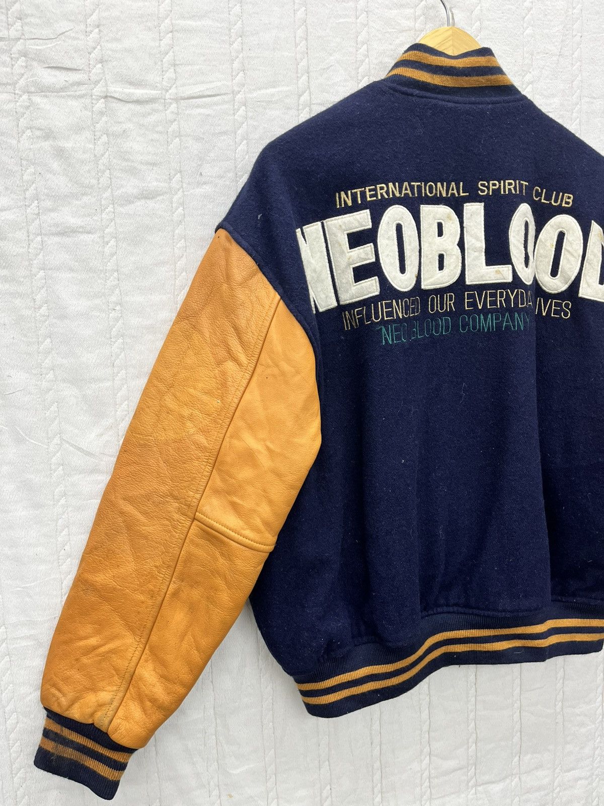 Japanese Brand ARCHIVE🔥NEO BLOOD VARSITY JACKET Size US M / EU 48-50 / 2 - 4 Thumbnail