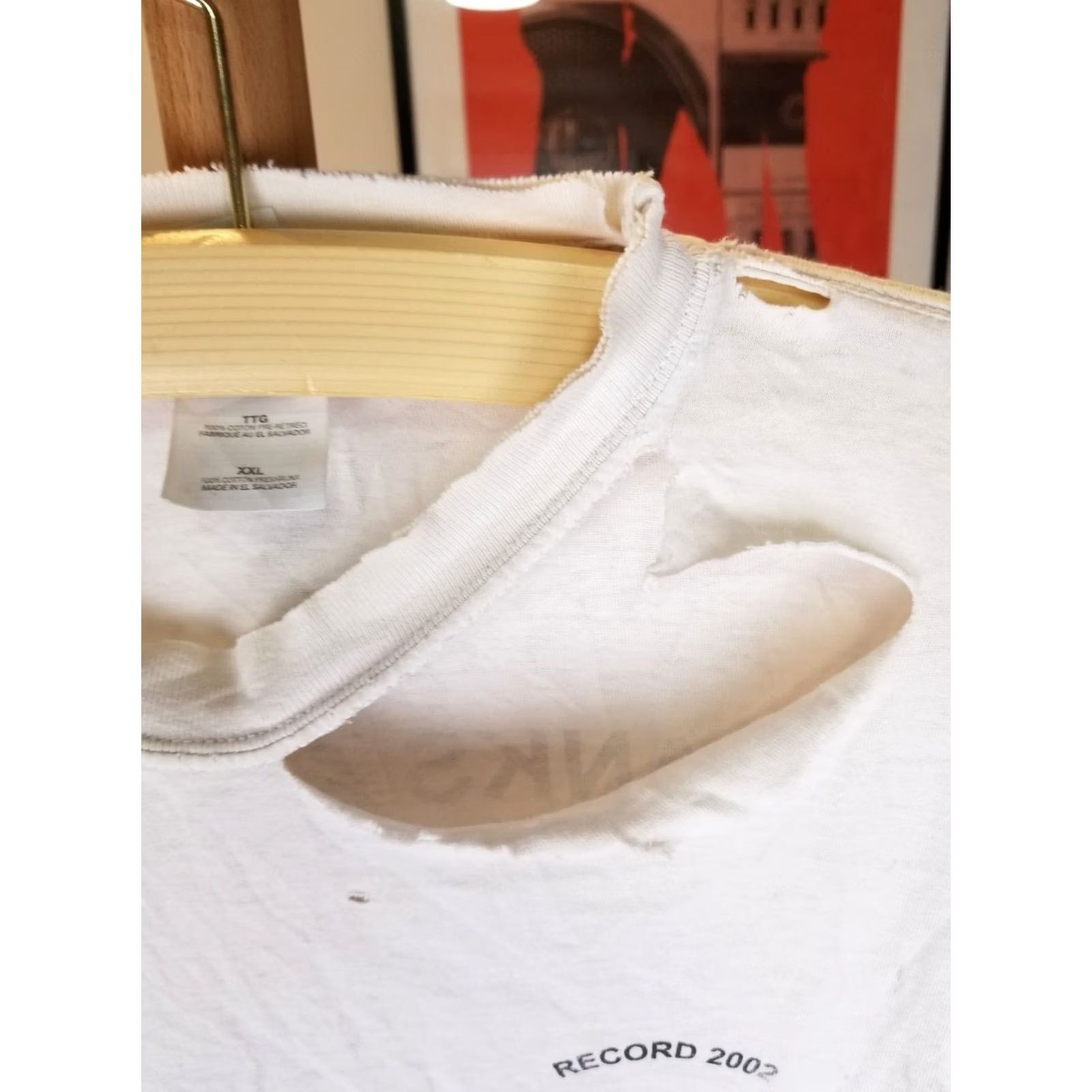 Vintage VINTAGE WHIRPOOL DISHWASHER DISTRESSED WORN LONG SLEEVE T-SHIRT XXL Shirt Men White 2002 Size US XXL / EU 58 / 5 - 4 Thumbnail
